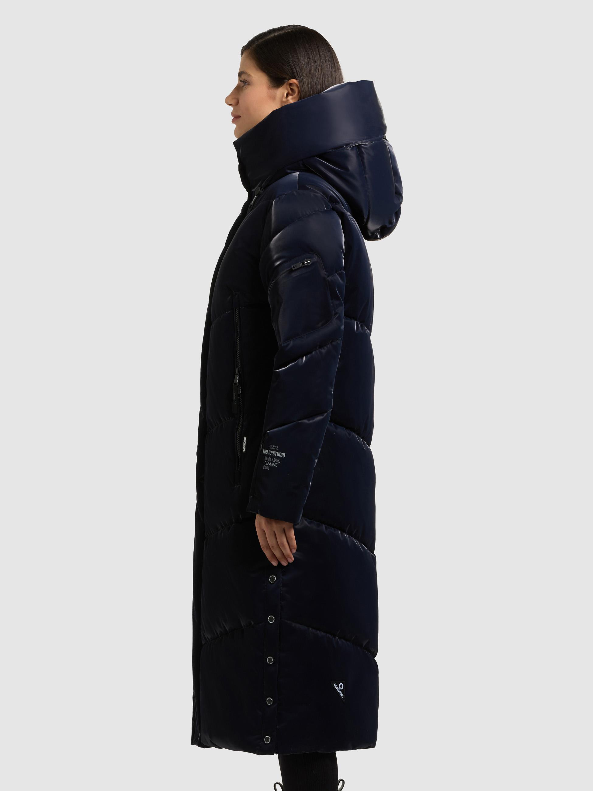 Warmer Wintermantel "Pulset Shiny" Midnight Blue