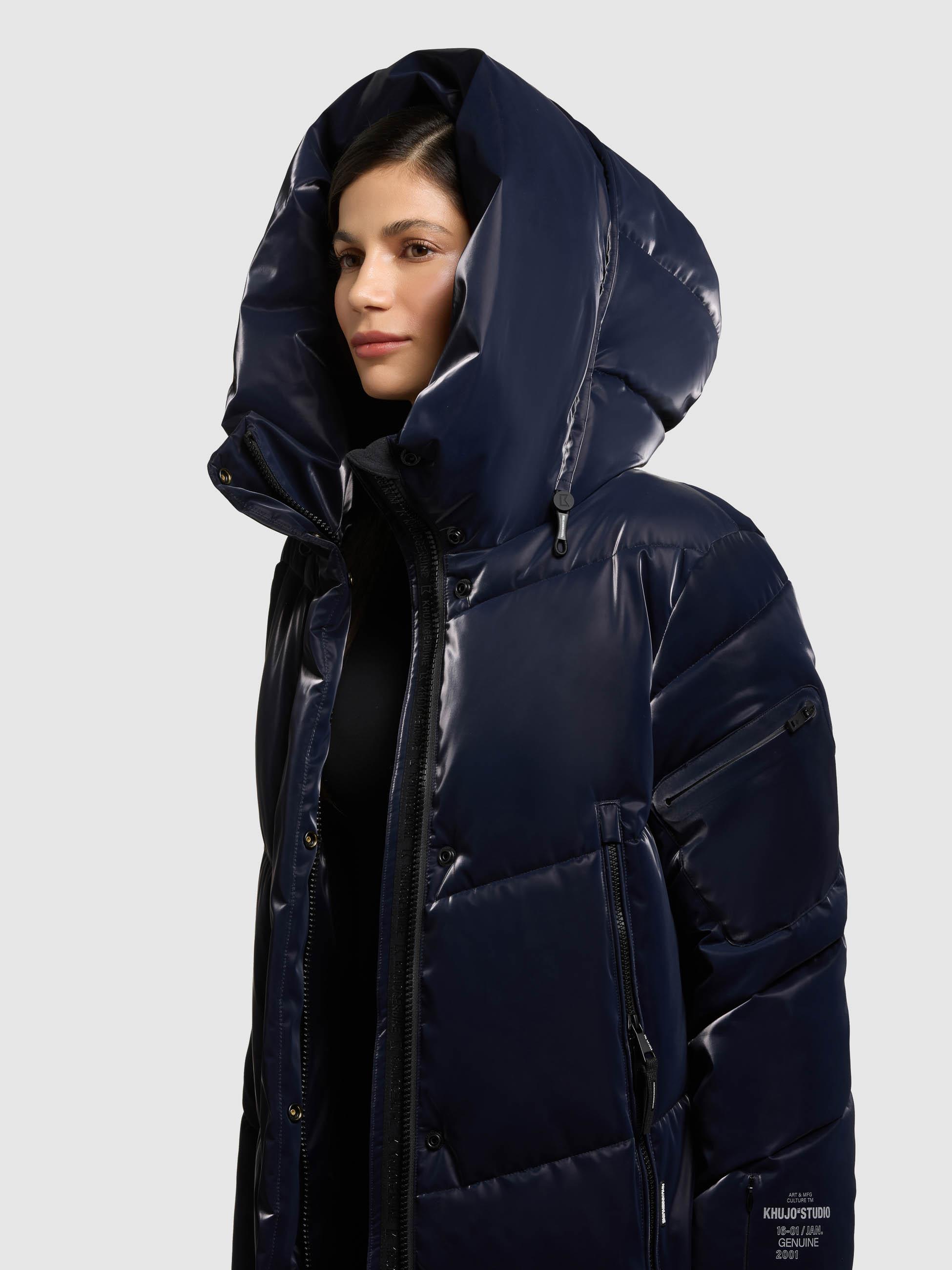Warmer Wintermantel "Pulset Shiny" Midnight Blue