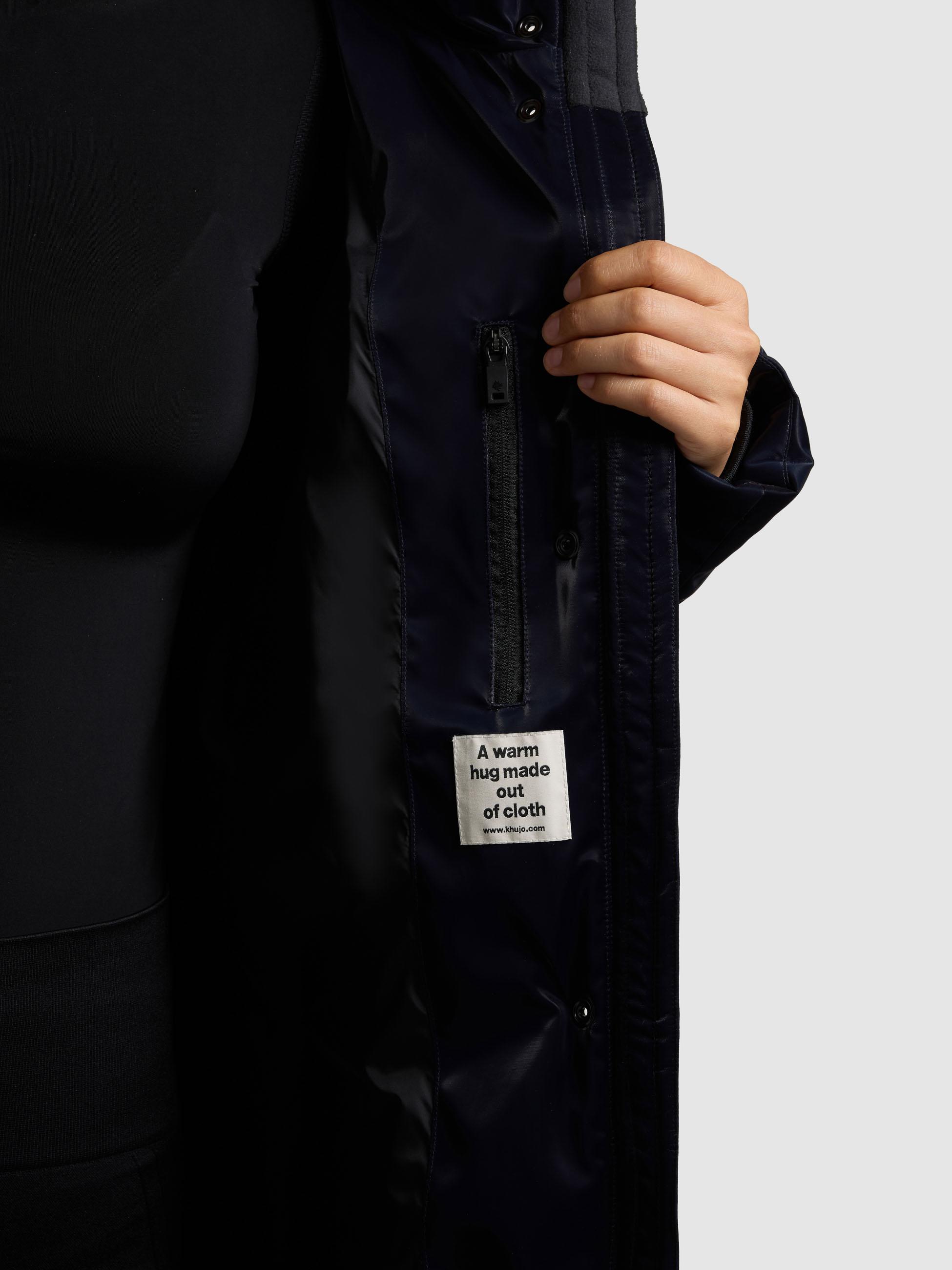 Warmer Wintermantel "Pulset Shiny" Midnight Blue