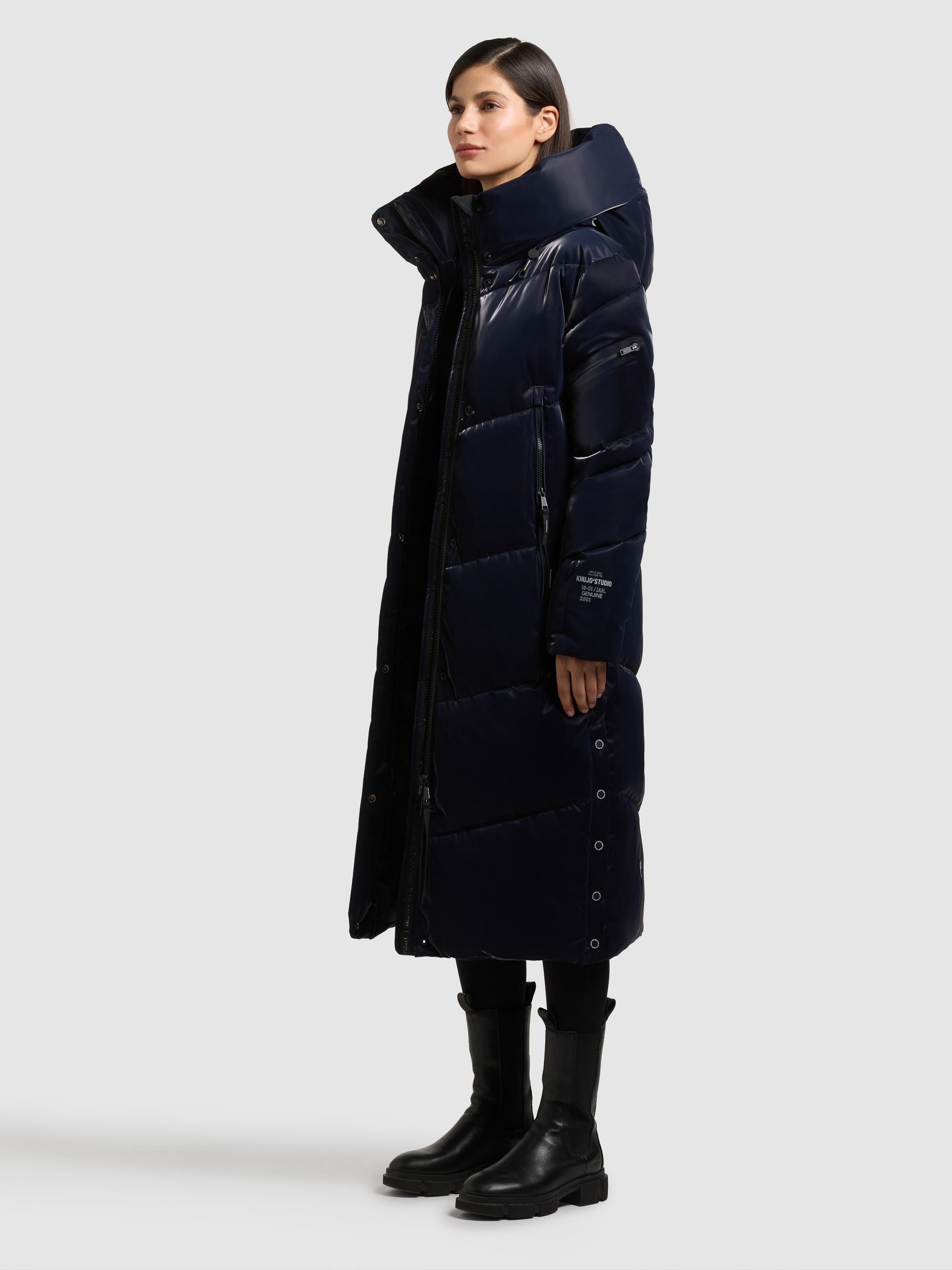 Warmer Wintermantel "Pulset Shiny" Midnight Blue