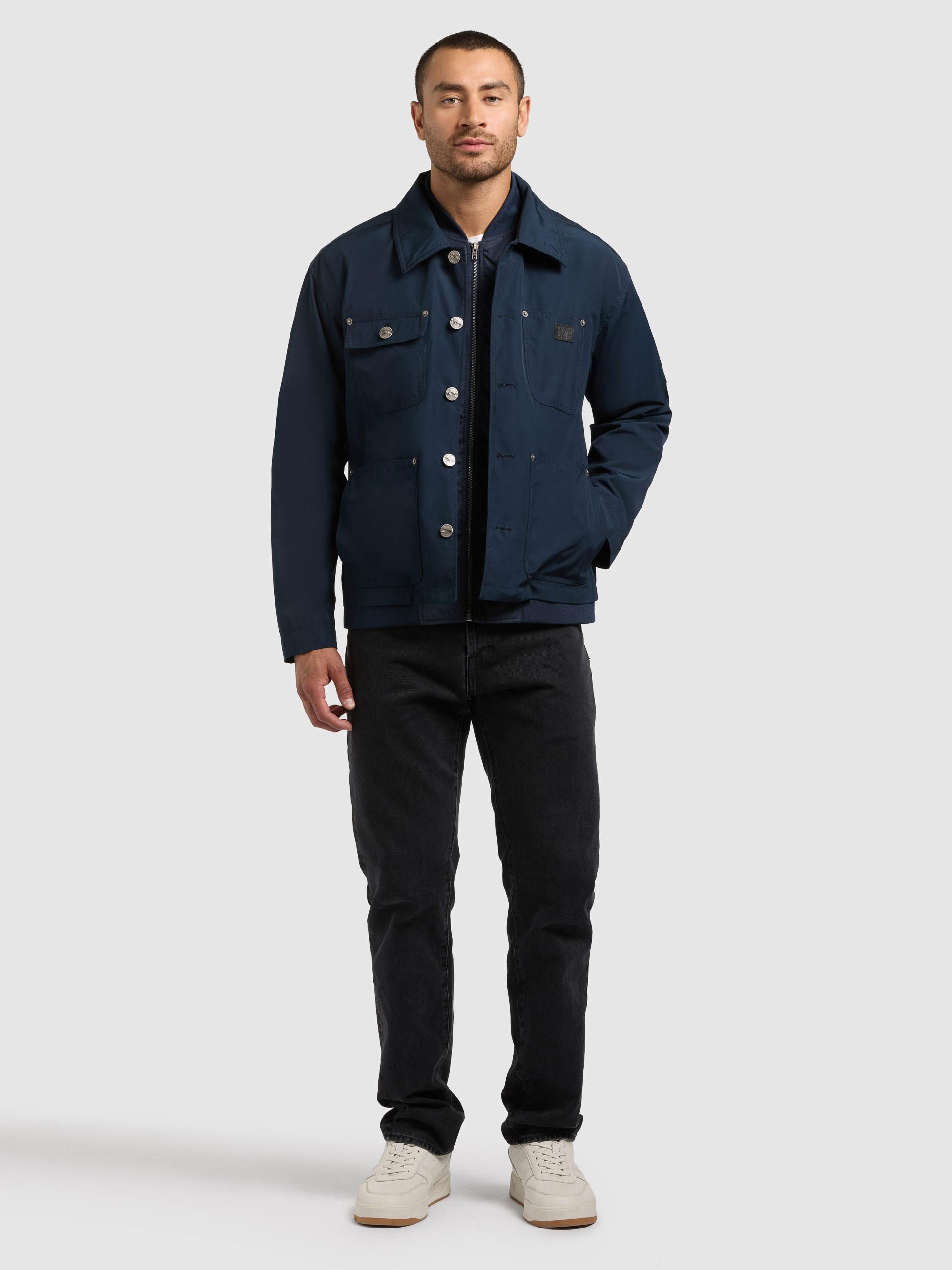 Leichte Herren Übergangsjacke "Raise" Atlantic Blue