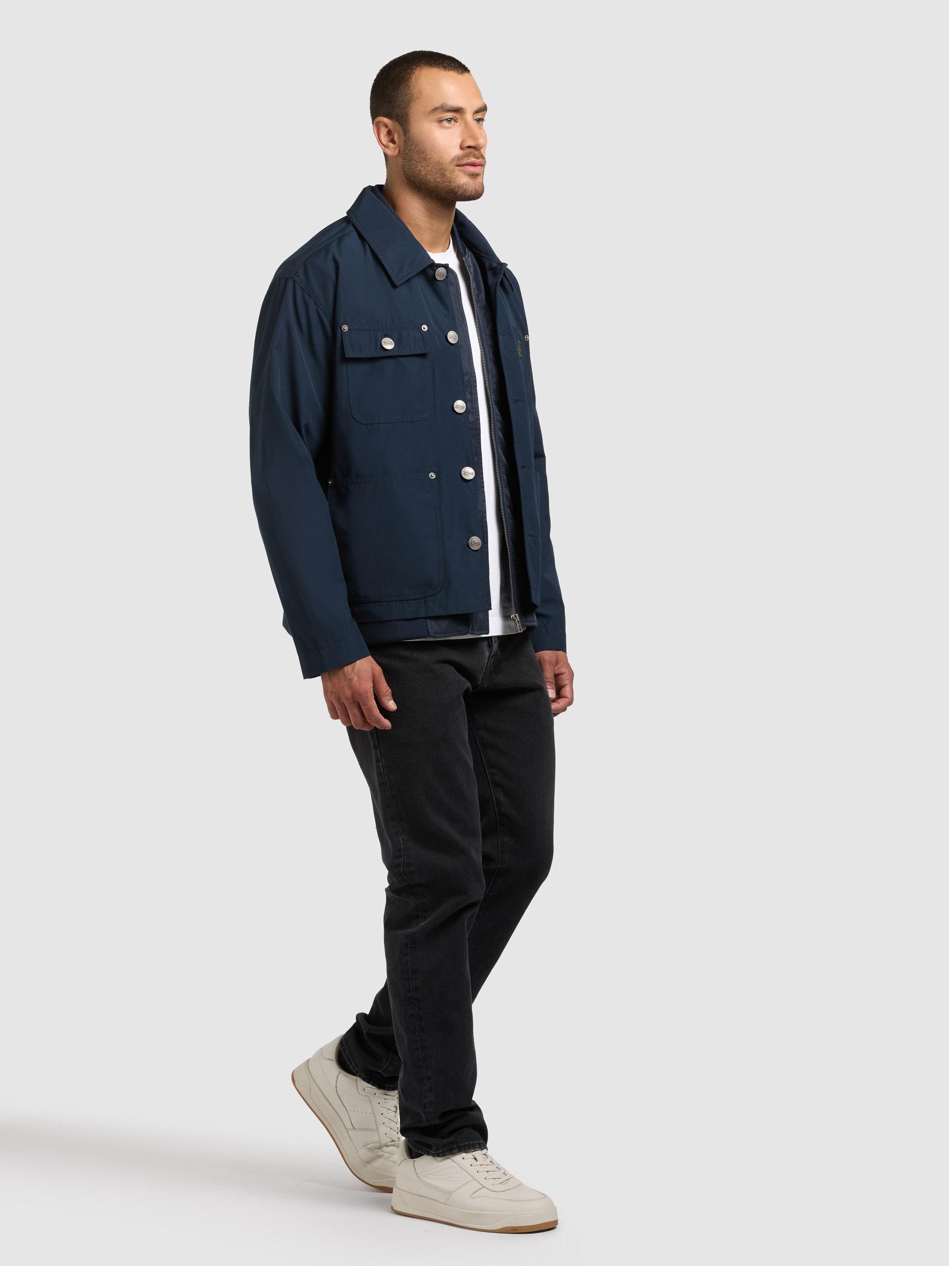 Leichte Herren Übergangsjacke "Raise" Atlantic Blue