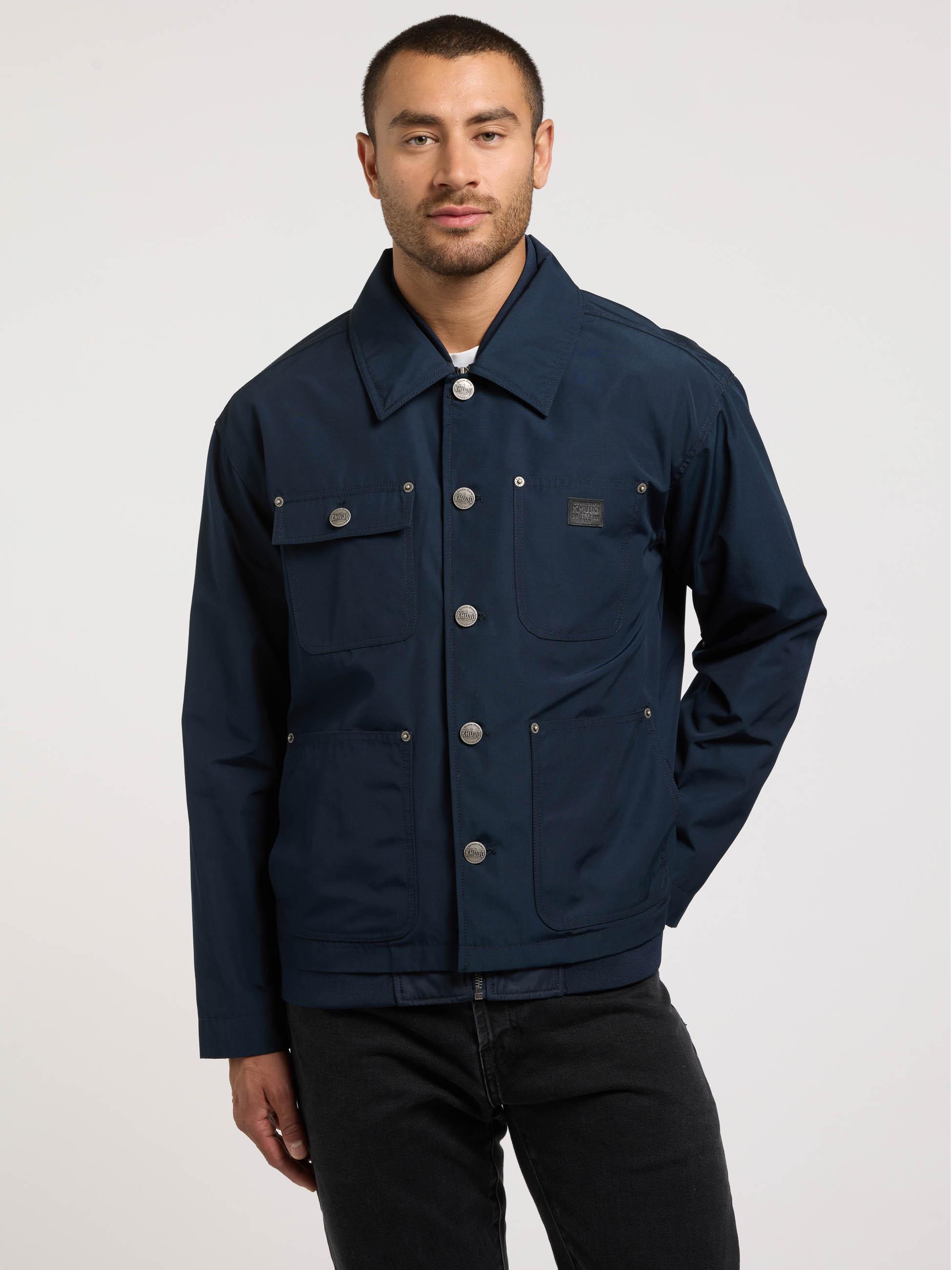 Leichte Herren Übergangsjacke "Raise" Atlantic Blue