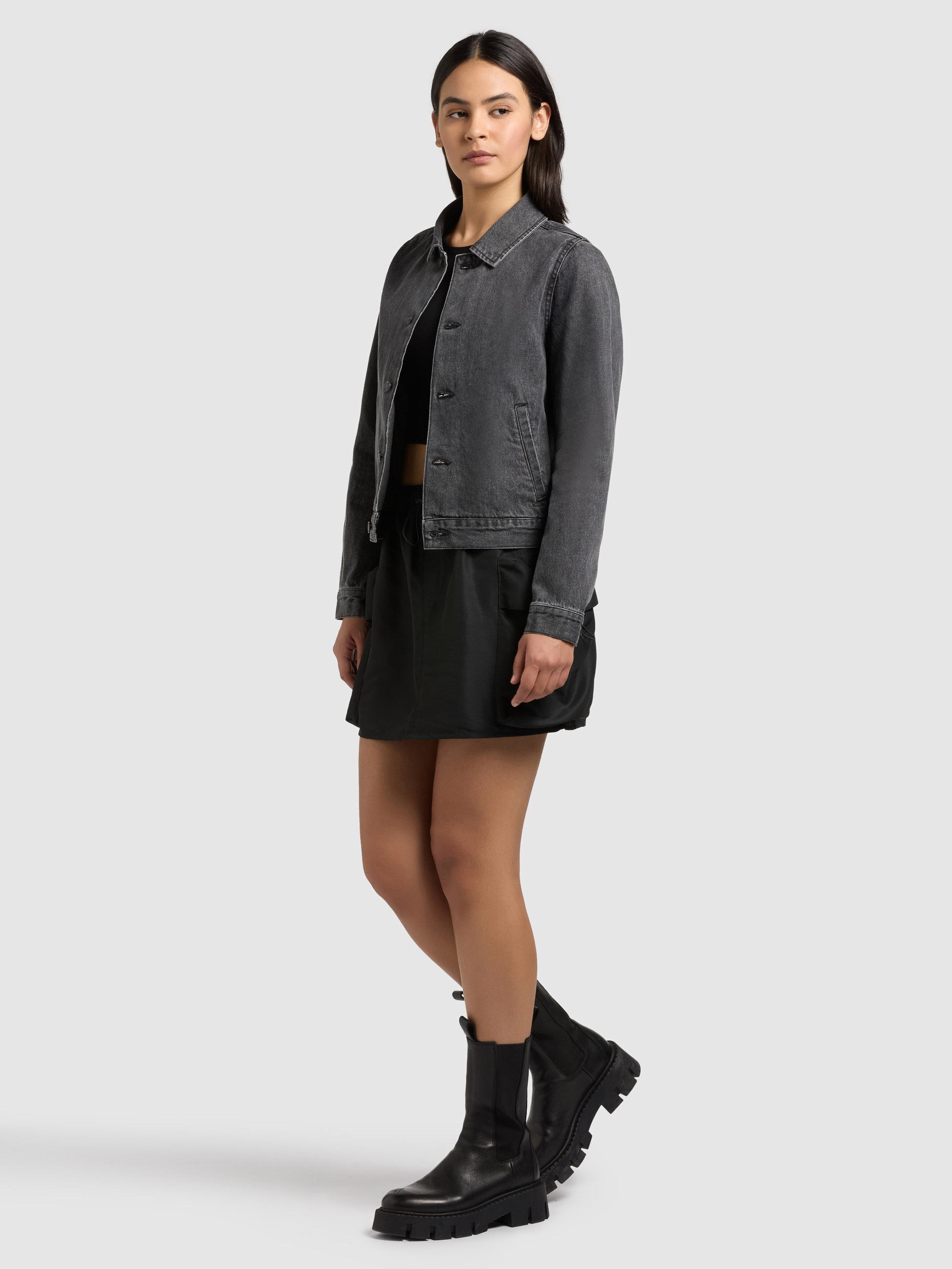 Leichte Jeansjacke "Renia" Dark Grey