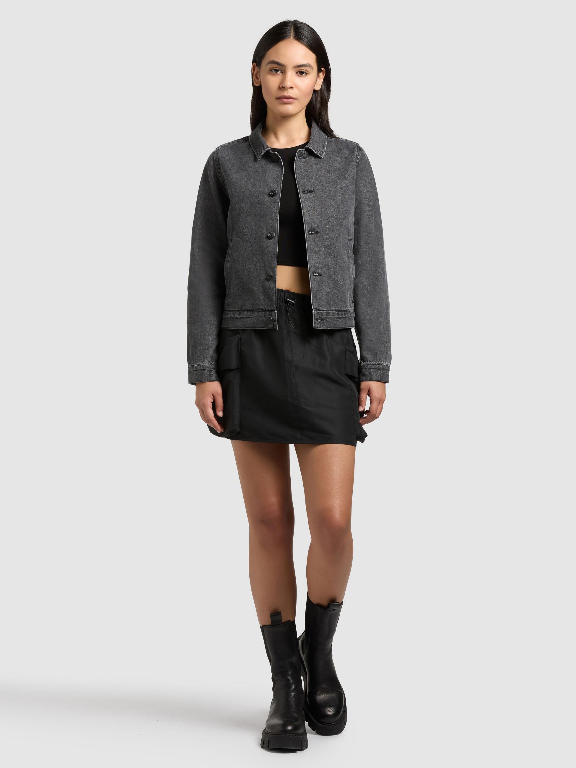 Leichte Jeansjacke "Renia" Dark Grey