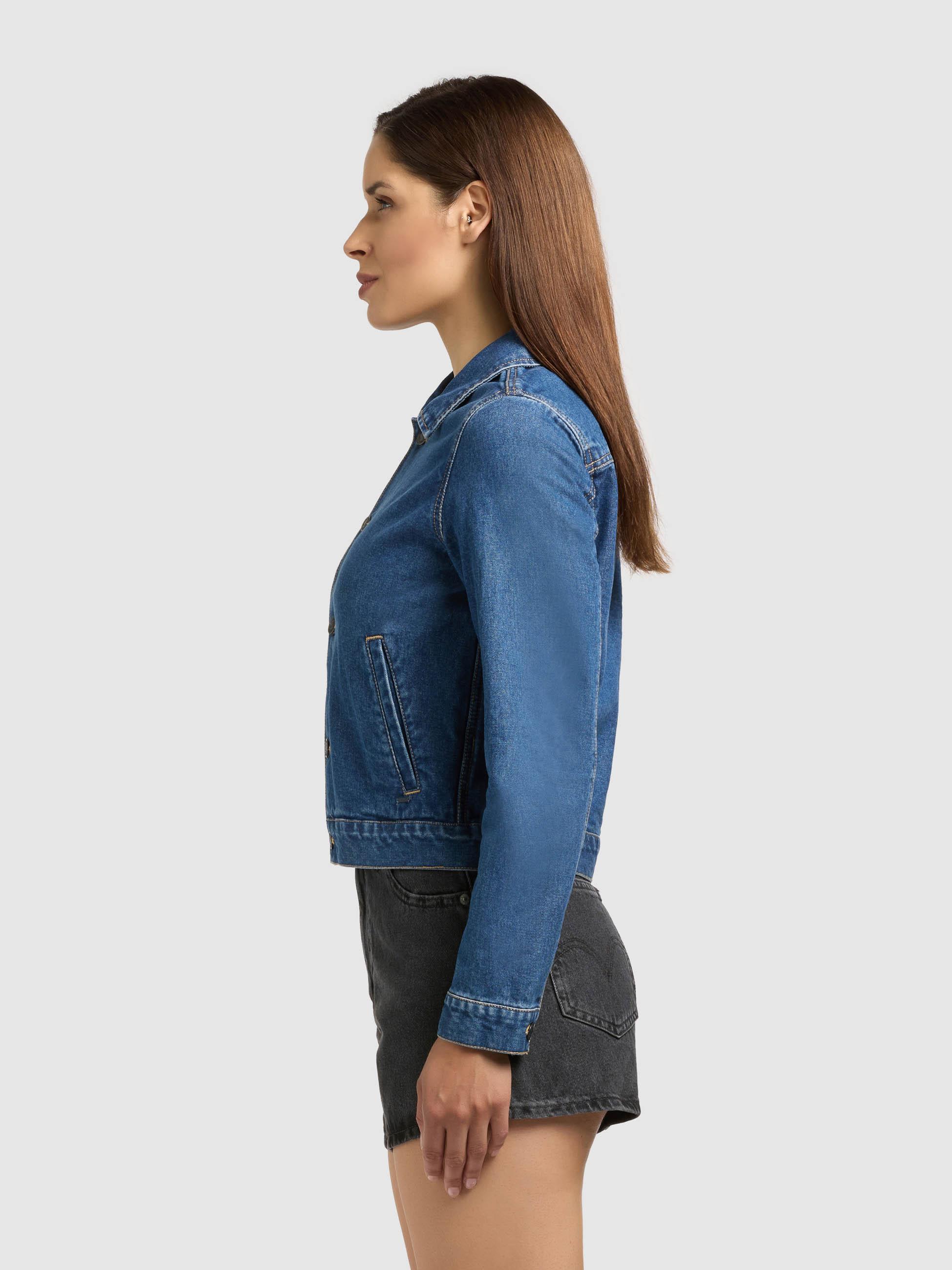 Leichte Jeansjacke "Renia" Mid Blue