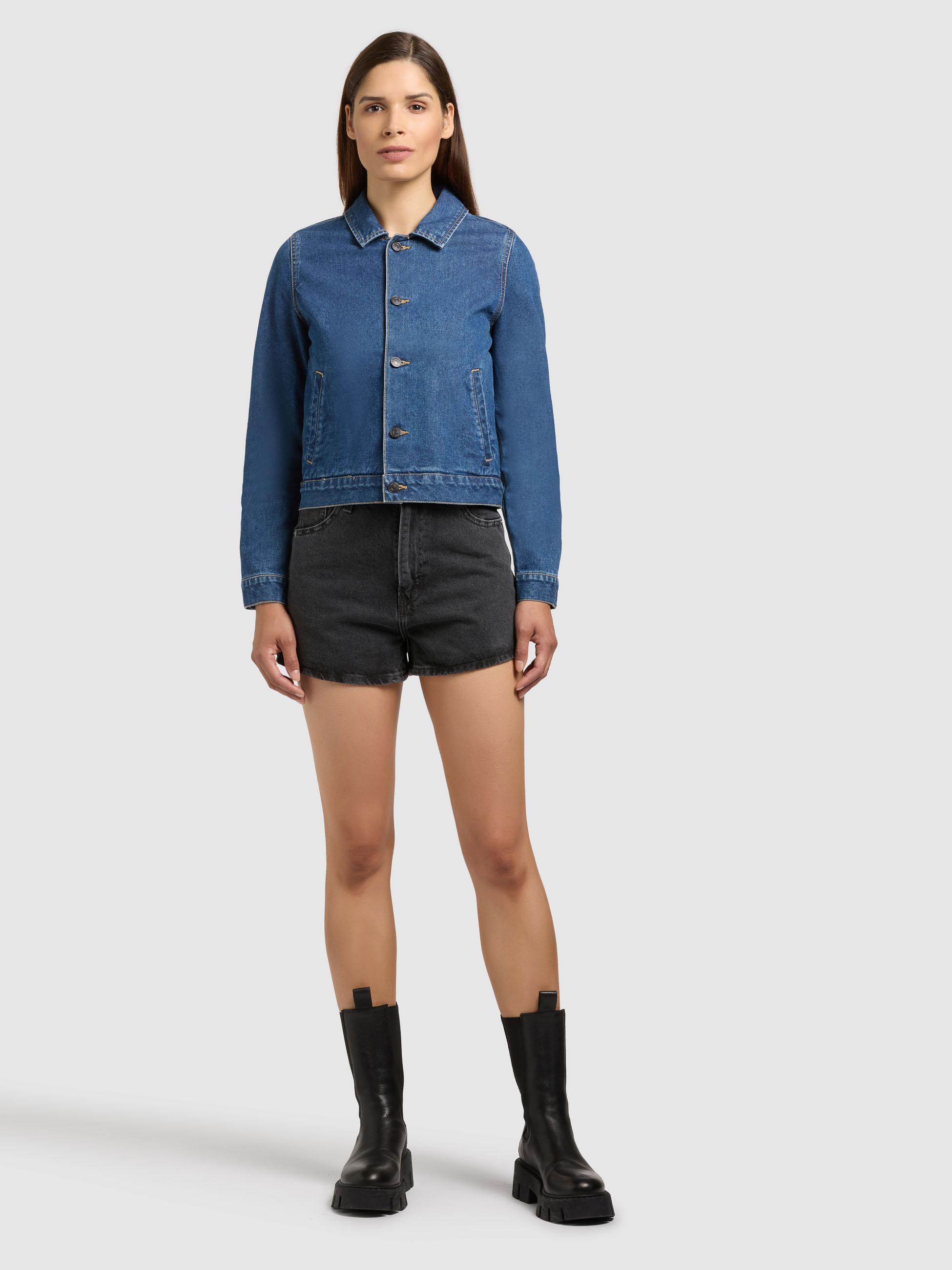 Leichte Jeansjacke "Renia" Mid Blue