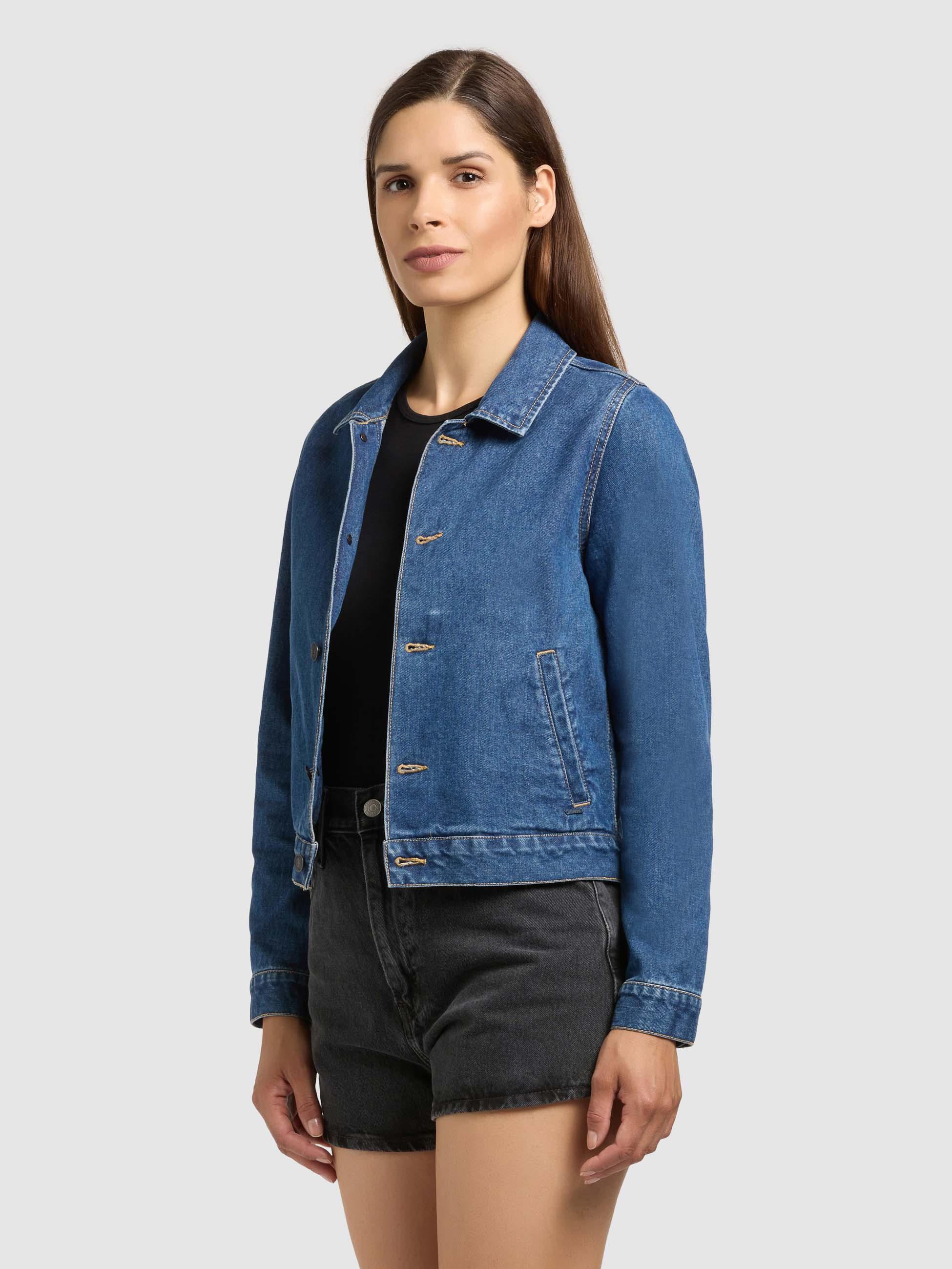 Leichte Jeansjacke "Renia" Mid Blue