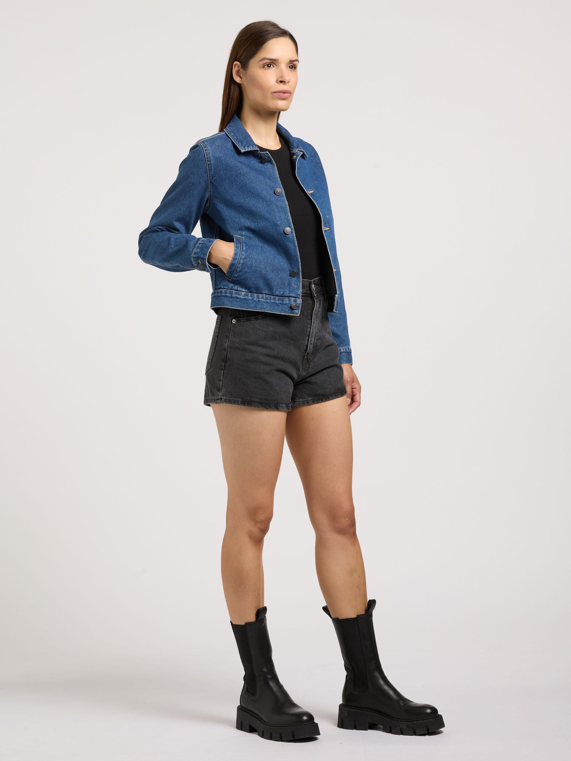 Leichte Jeansjacke "Renia" Mid Blue