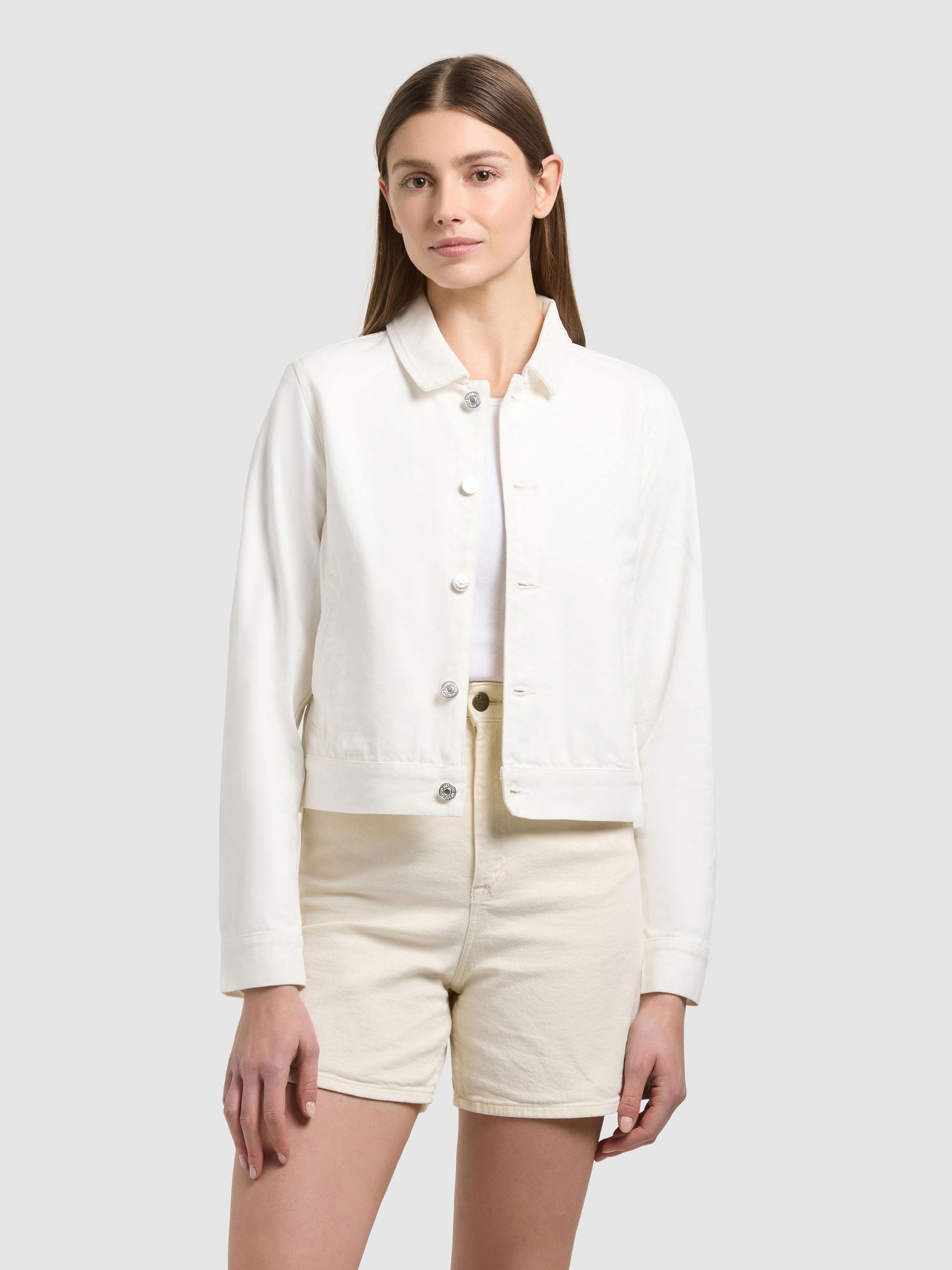 Leichte Jeansjacke "Renia" Offwhite