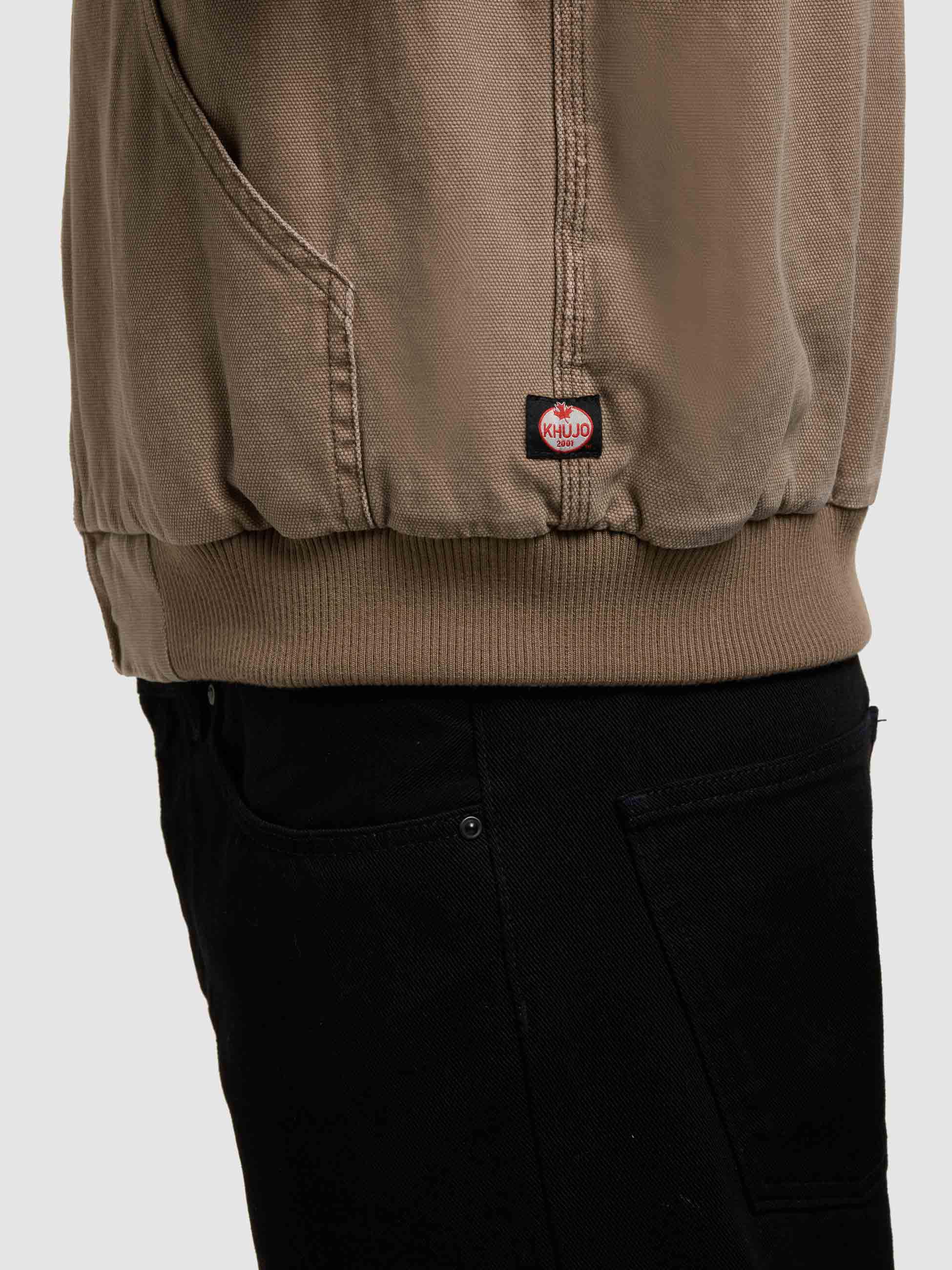 Kapuzenjacke im Denim-Look "Rhiis" Brown