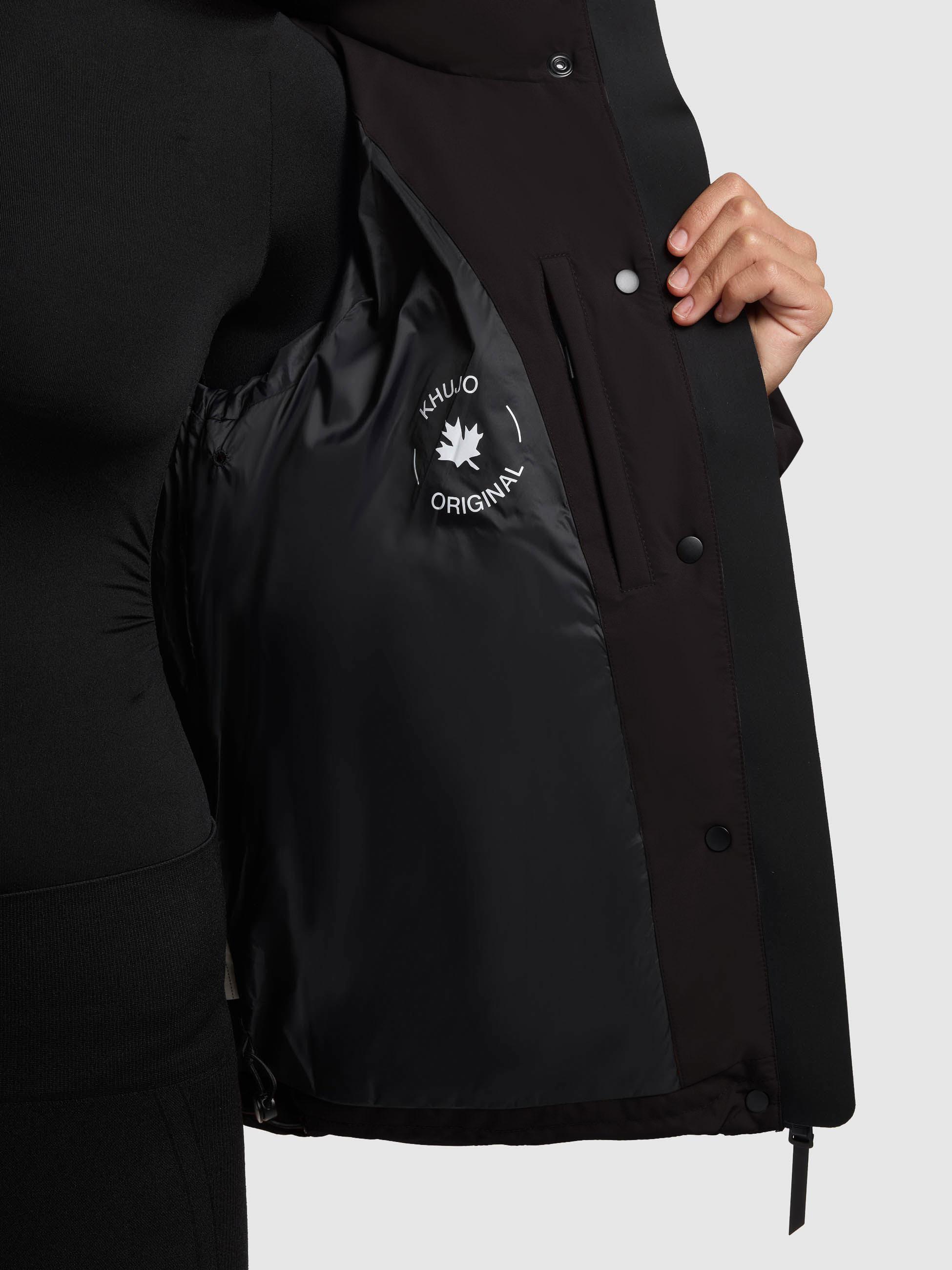 Winter Steppjacke "Rinja2 Matt" Black