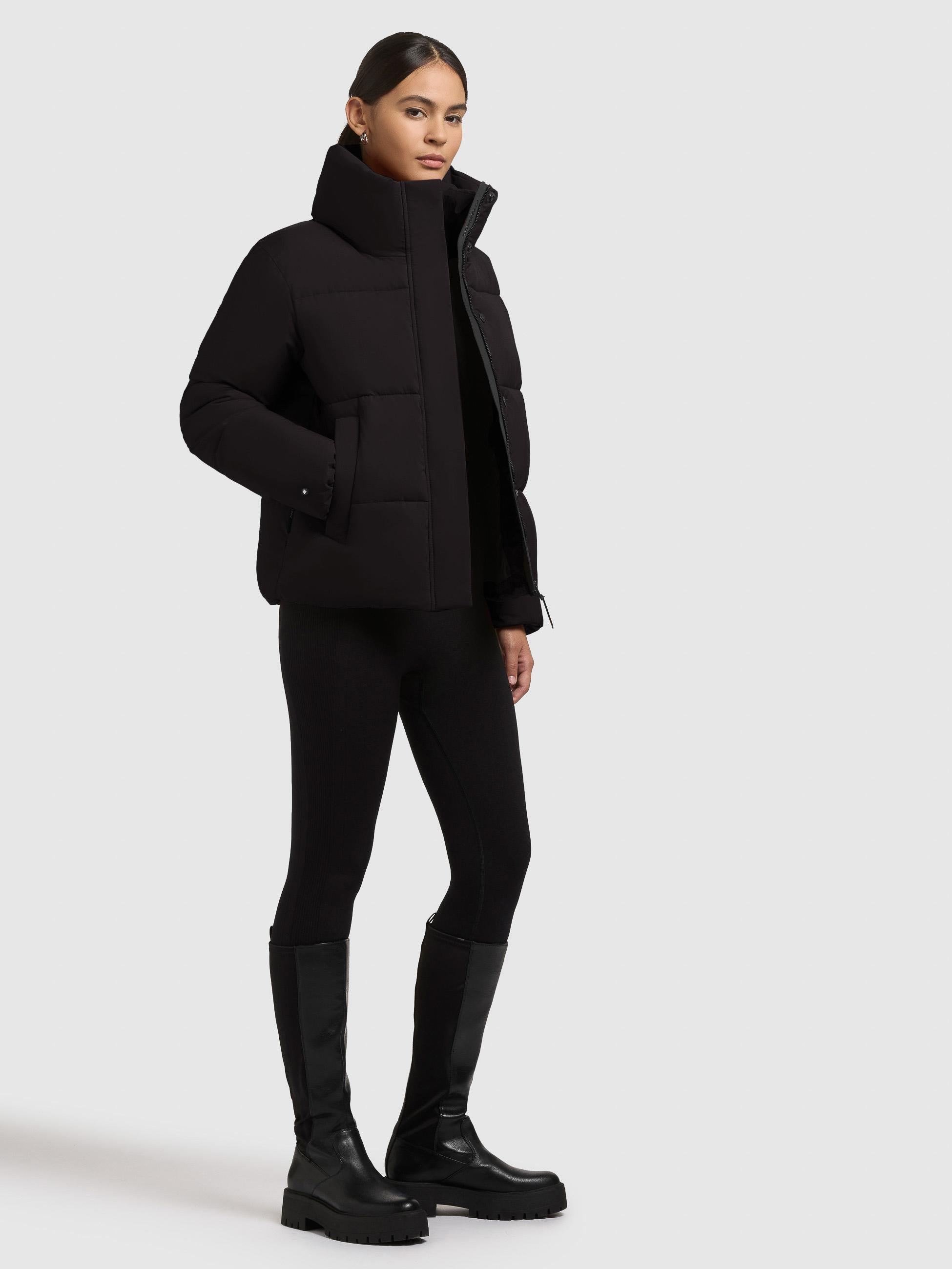 Winter Steppjacke "Rinja2 Matt" Black