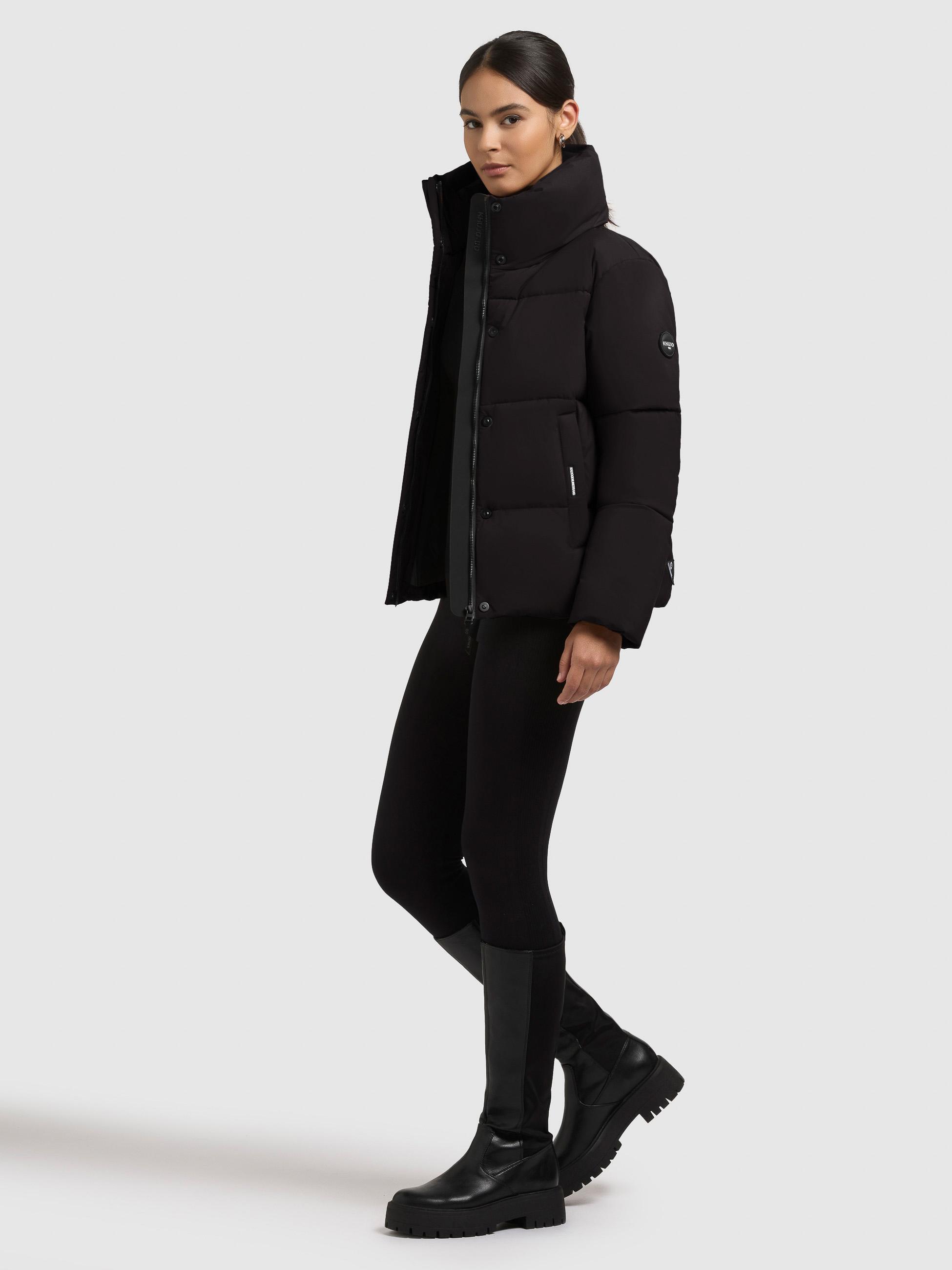 Winter Steppjacke "Rinja2 Matt" Black
