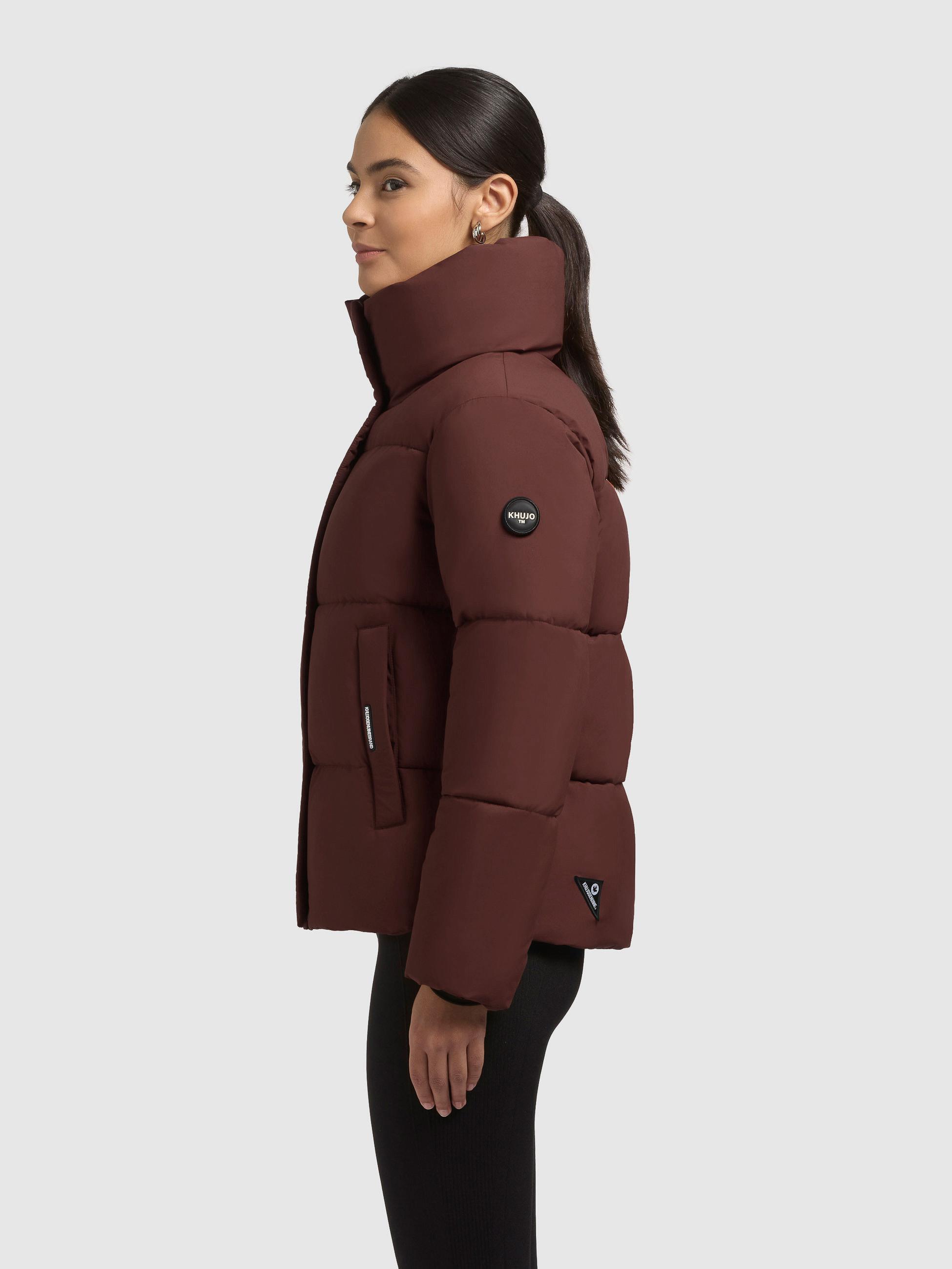Winter Steppjacke "Rinja2 Matt" Moscato Red