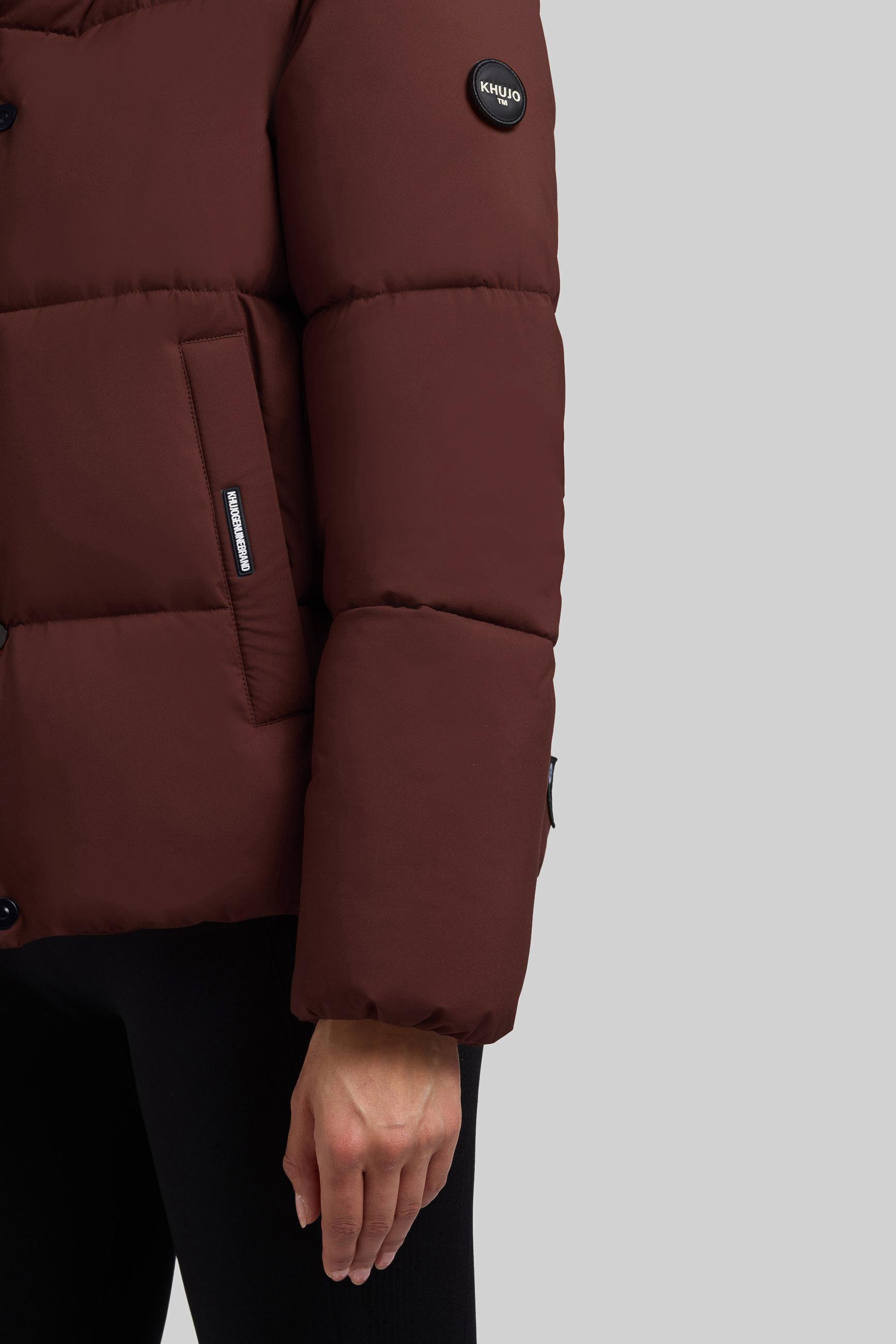 Winter Steppjacke "Rinja2 Matt" Moscato Red