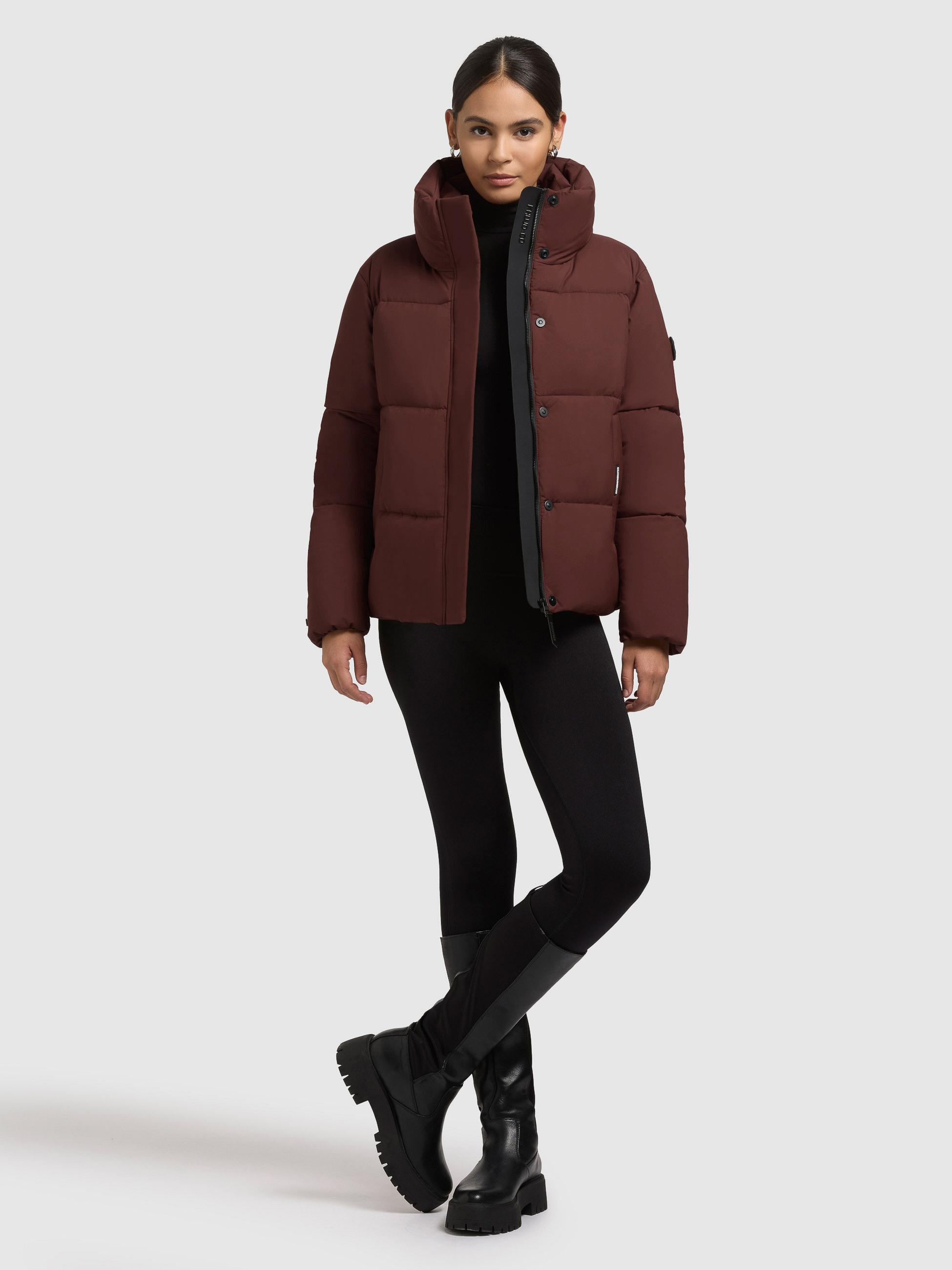 Winter Steppjacke "Rinja2 Matt" Moscato Red