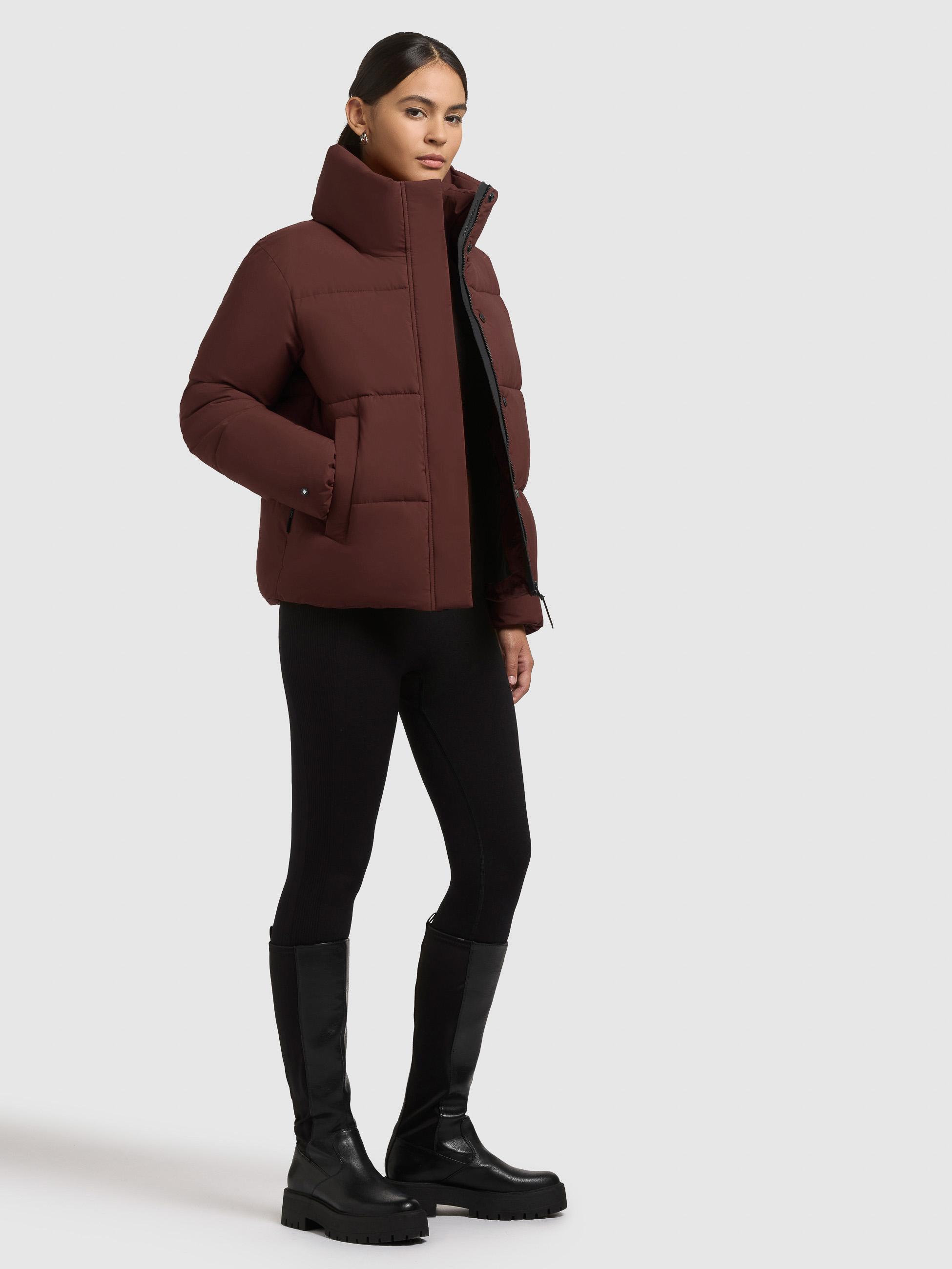Winter Steppjacke "Rinja2 Matt" Moscato Red