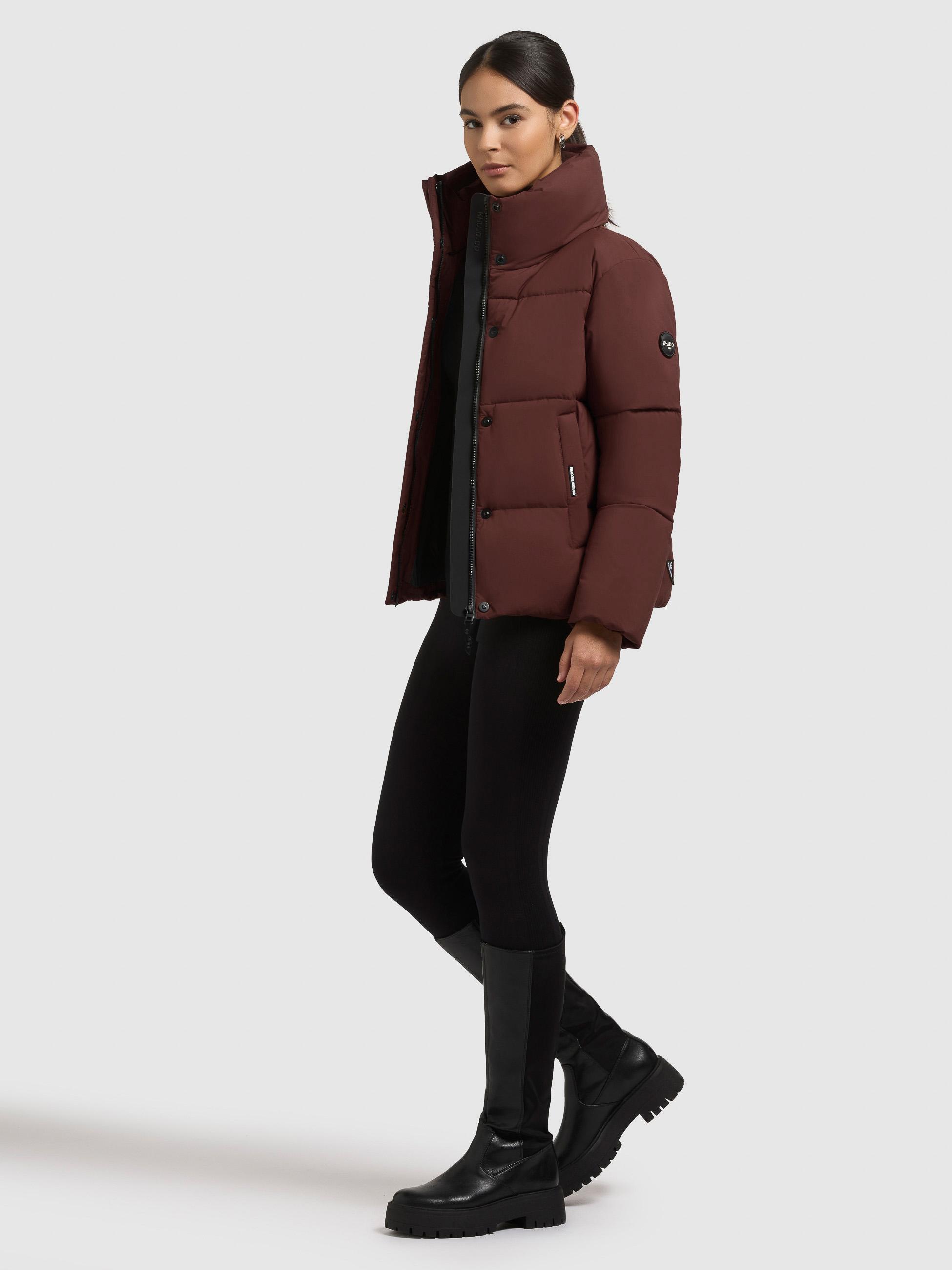 Winter Steppjacke "Rinja2 Matt" Moscato Red