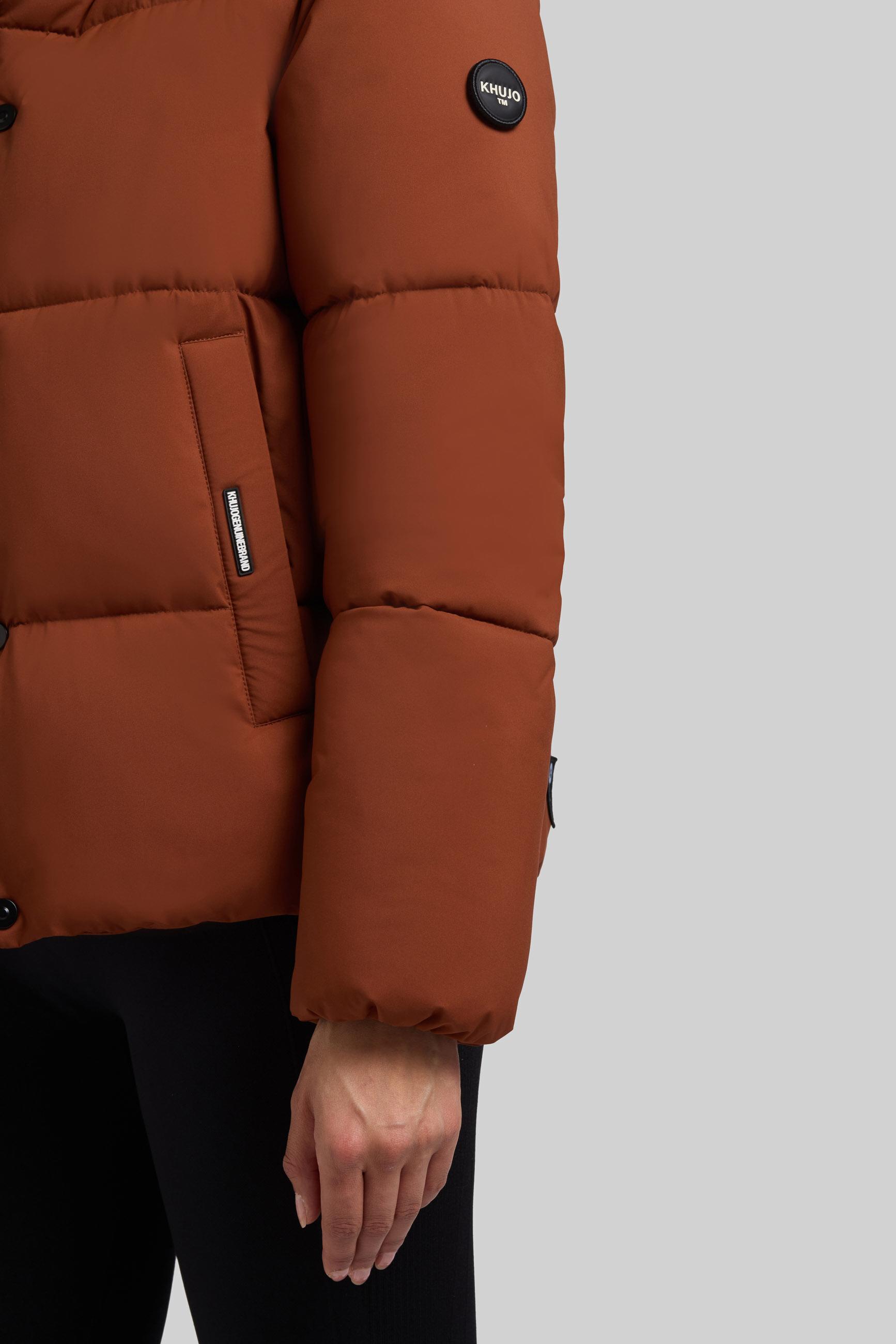 Winter Steppjacke "Rinja2 Matt" Russet Brown