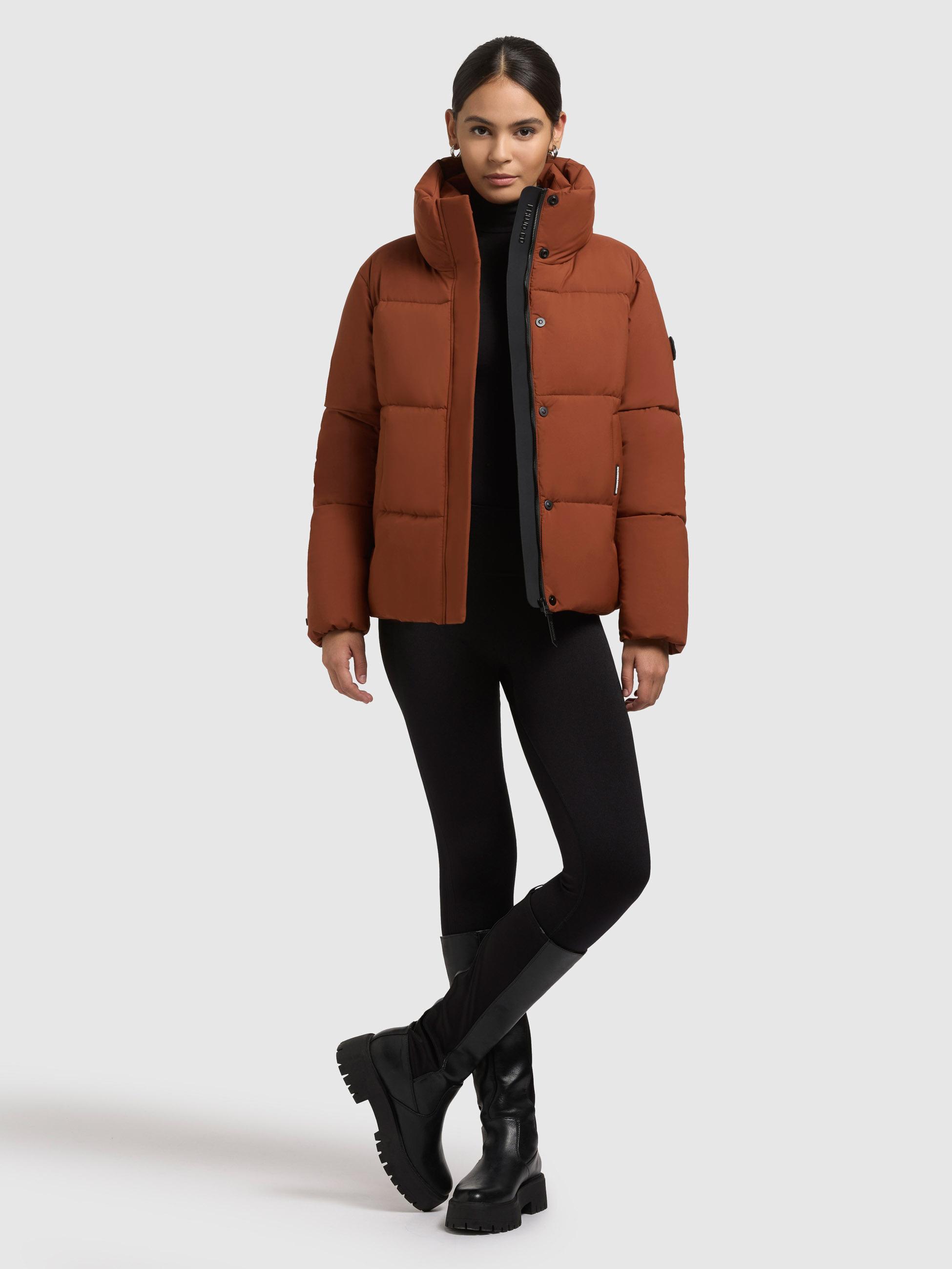 Winter Steppjacke "Rinja2 Matt" Russet Brown