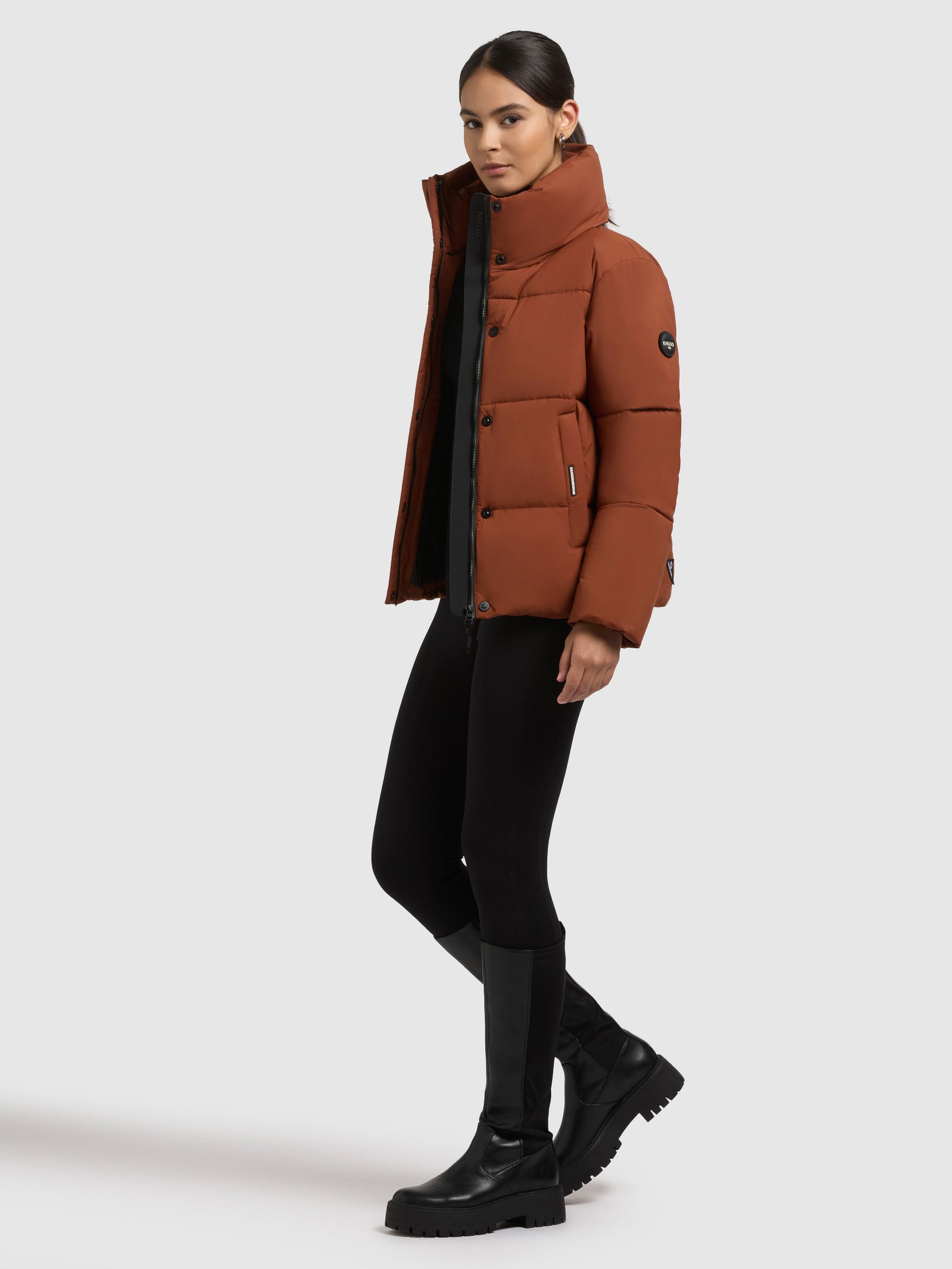 Winter Steppjacke "Rinja2 Matt" Russet Brown