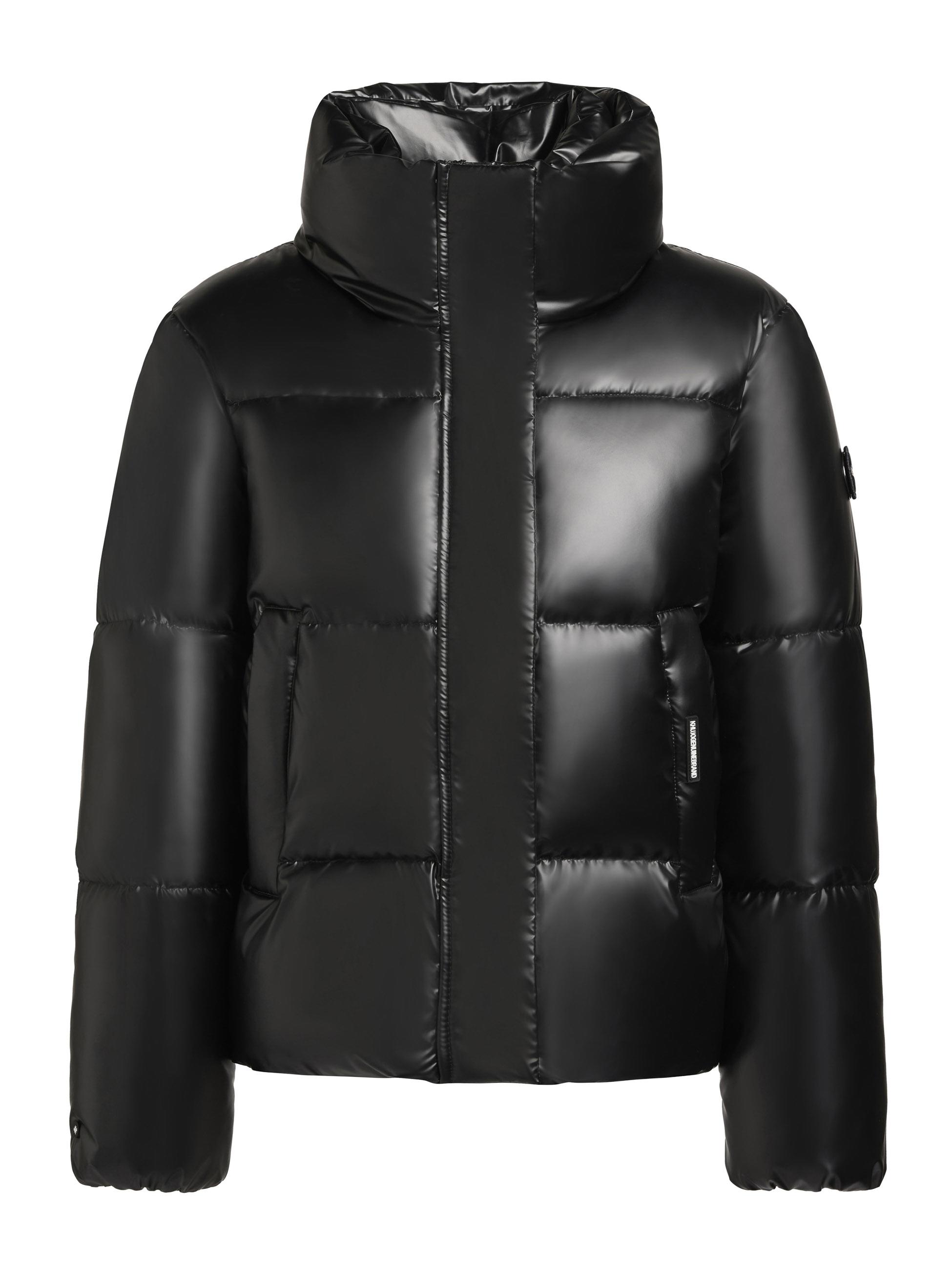 Winterjacke aus glänzendem Material "Rinja Shiny-YM" Black