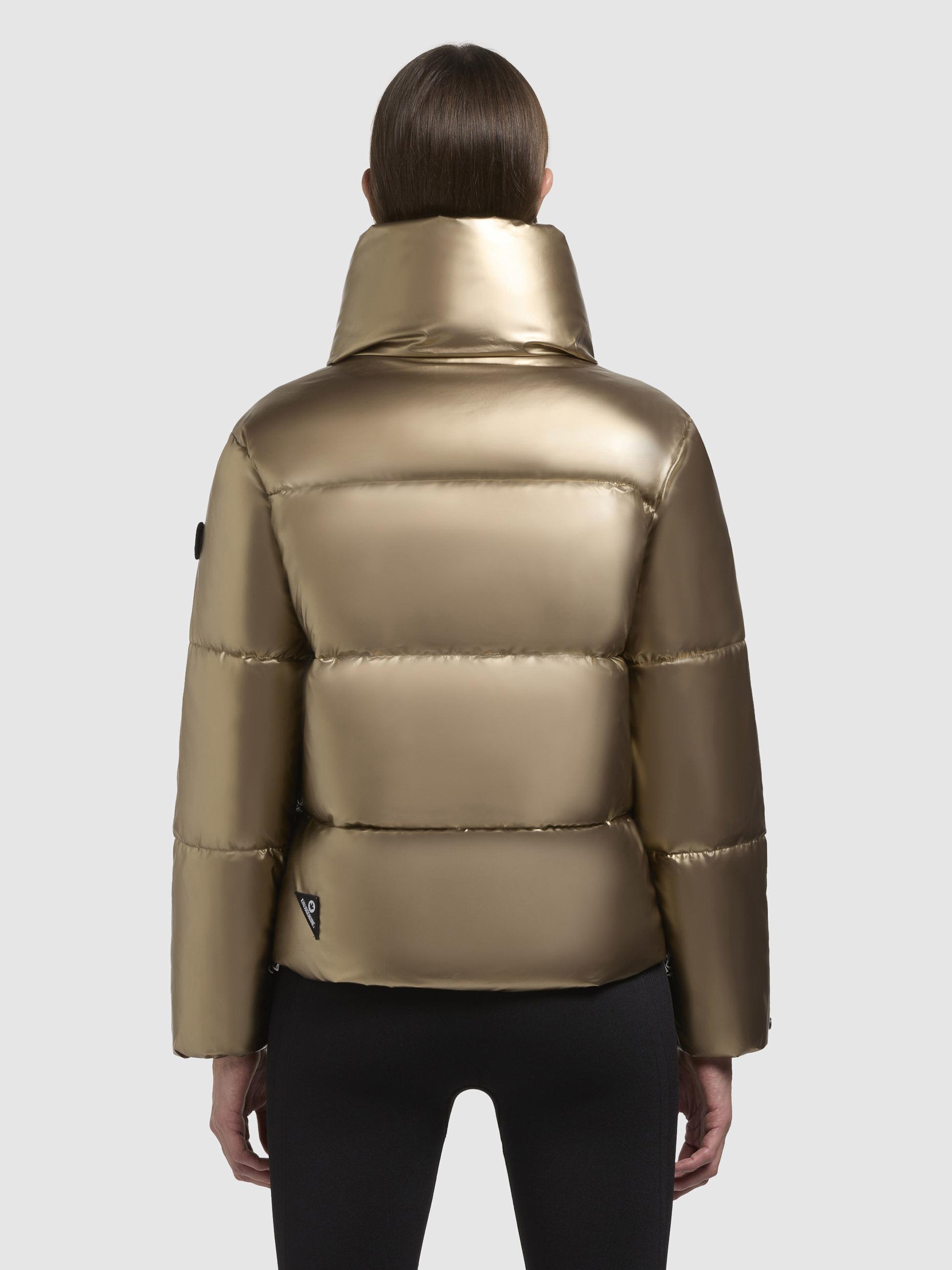 Winterjacke aus glänzendem Material "Rinja Shiny-YM" Gold