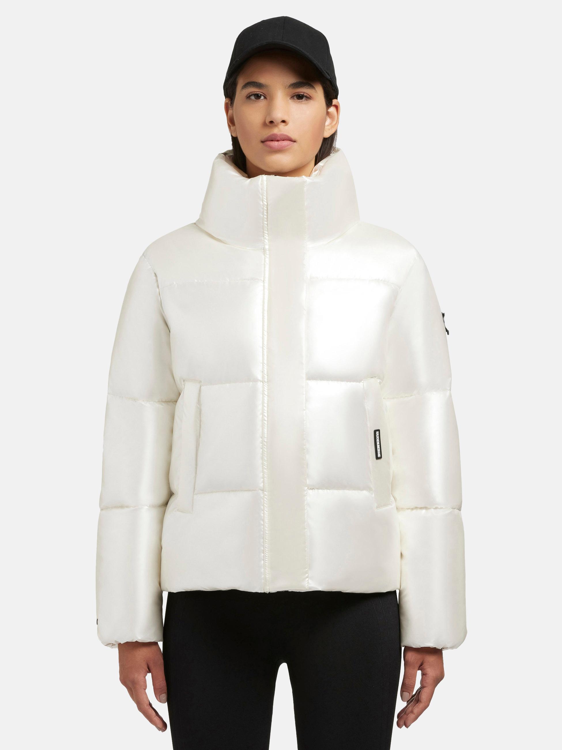 Winterjacke aus glänzendem Material "Rinja Shiny-YM" Off White