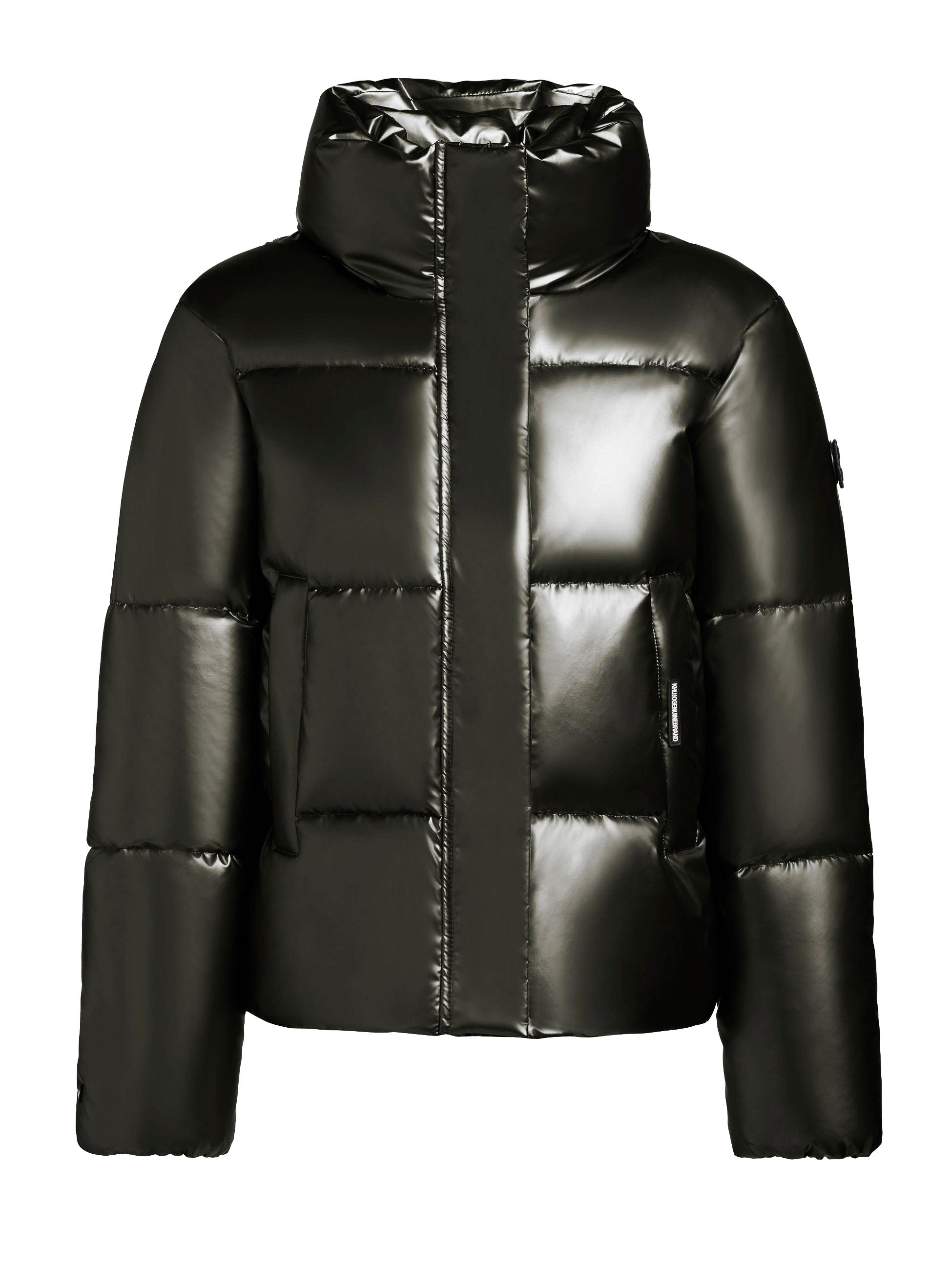 Glänzende Winter Steppjacke "Rinja Shiny" Dark Green