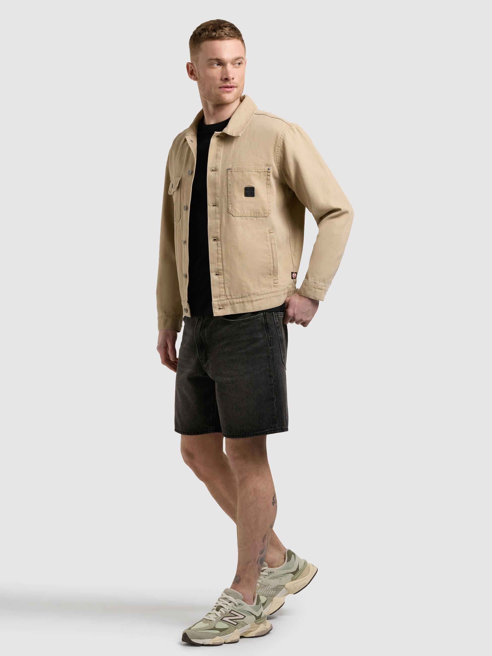 Jeansjacke mit Brusttaschen "Ronny" Beige