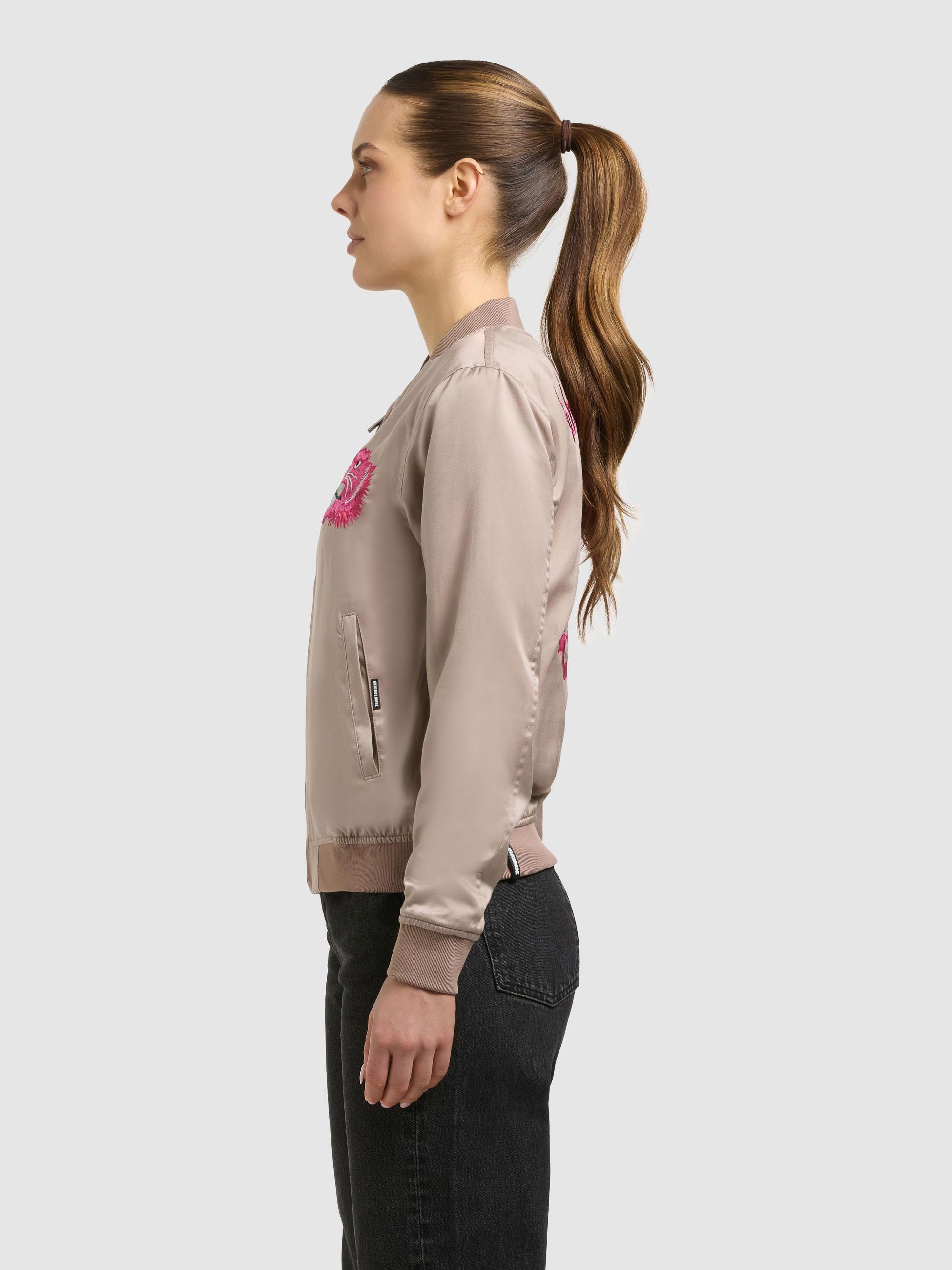 Wendejacke im Bomberjacken-Style "Ruby" Latte Beige