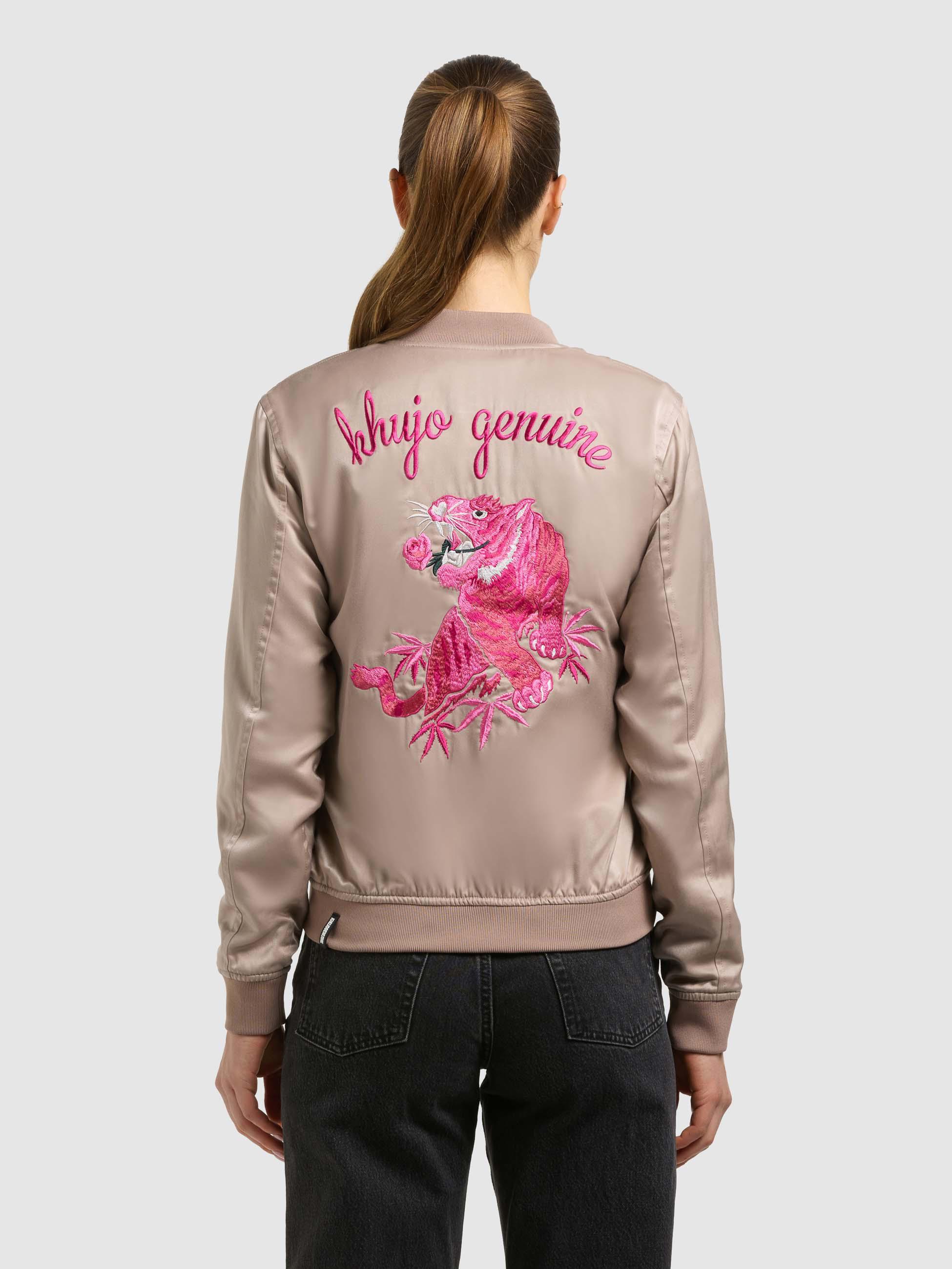 Wendejacke im Bomberjacken-Style "Ruby" Latte Beige