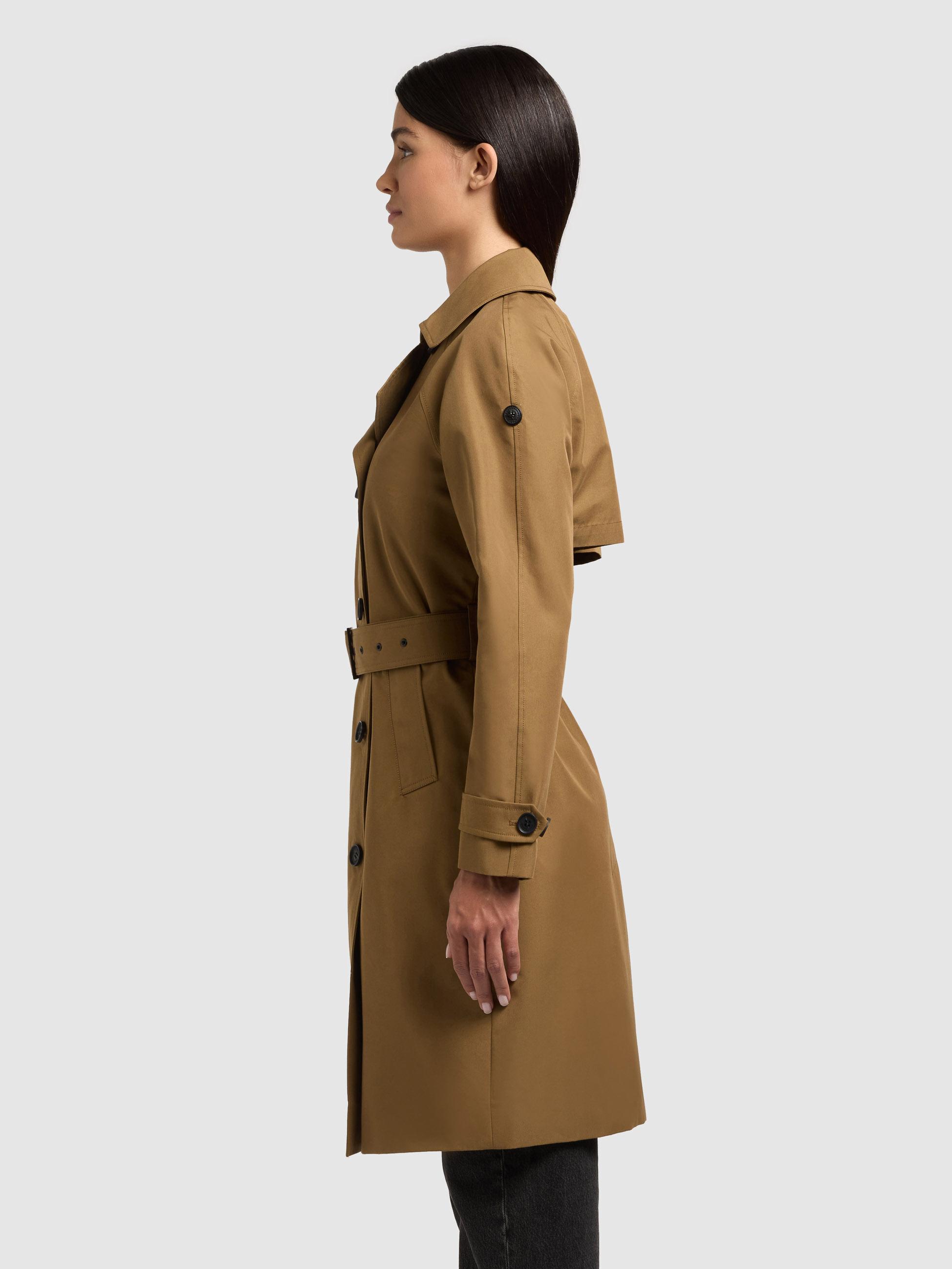 Klassischer Trenchcoat "Rula2" Canary Green