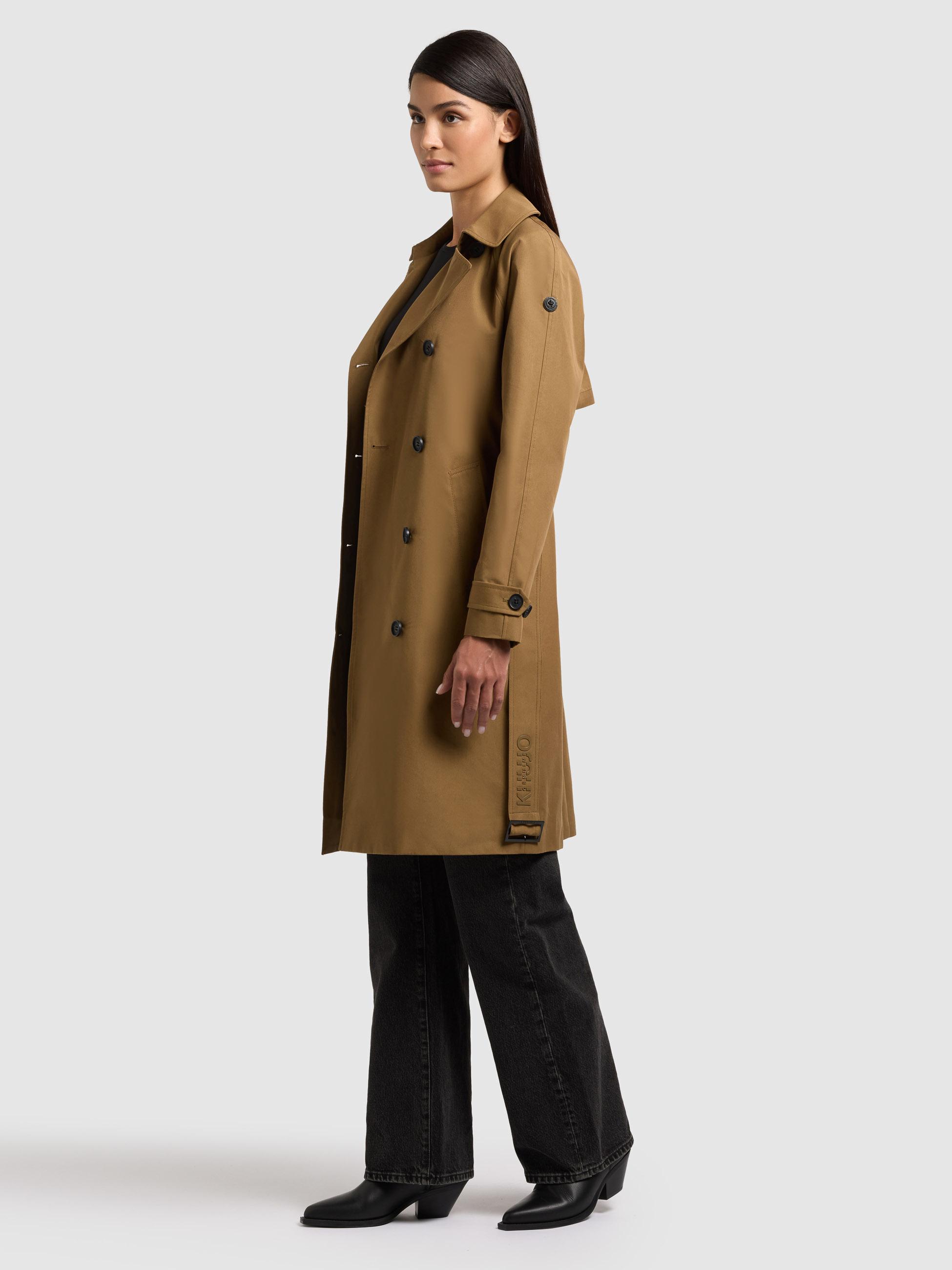 Klassischer Trenchcoat "Rula2" Canary Green