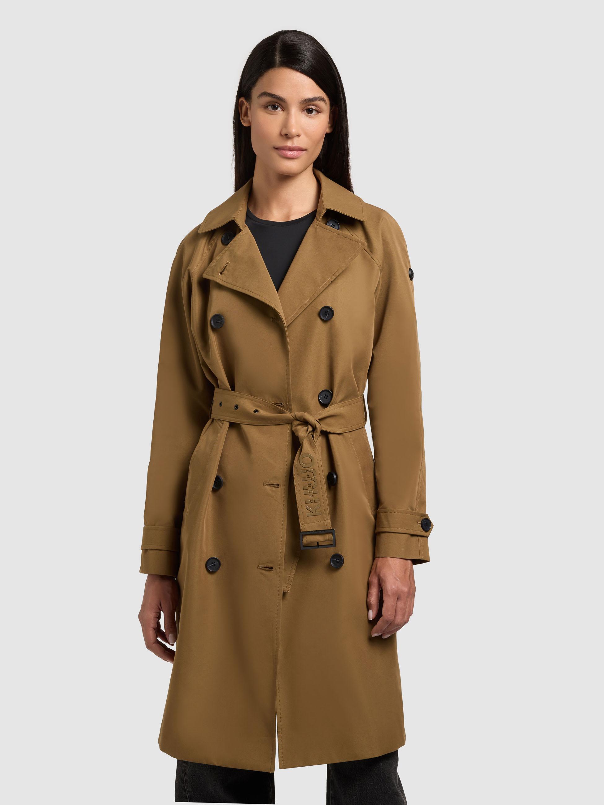 Klassischer Trenchcoat "Rula2" Canary Green