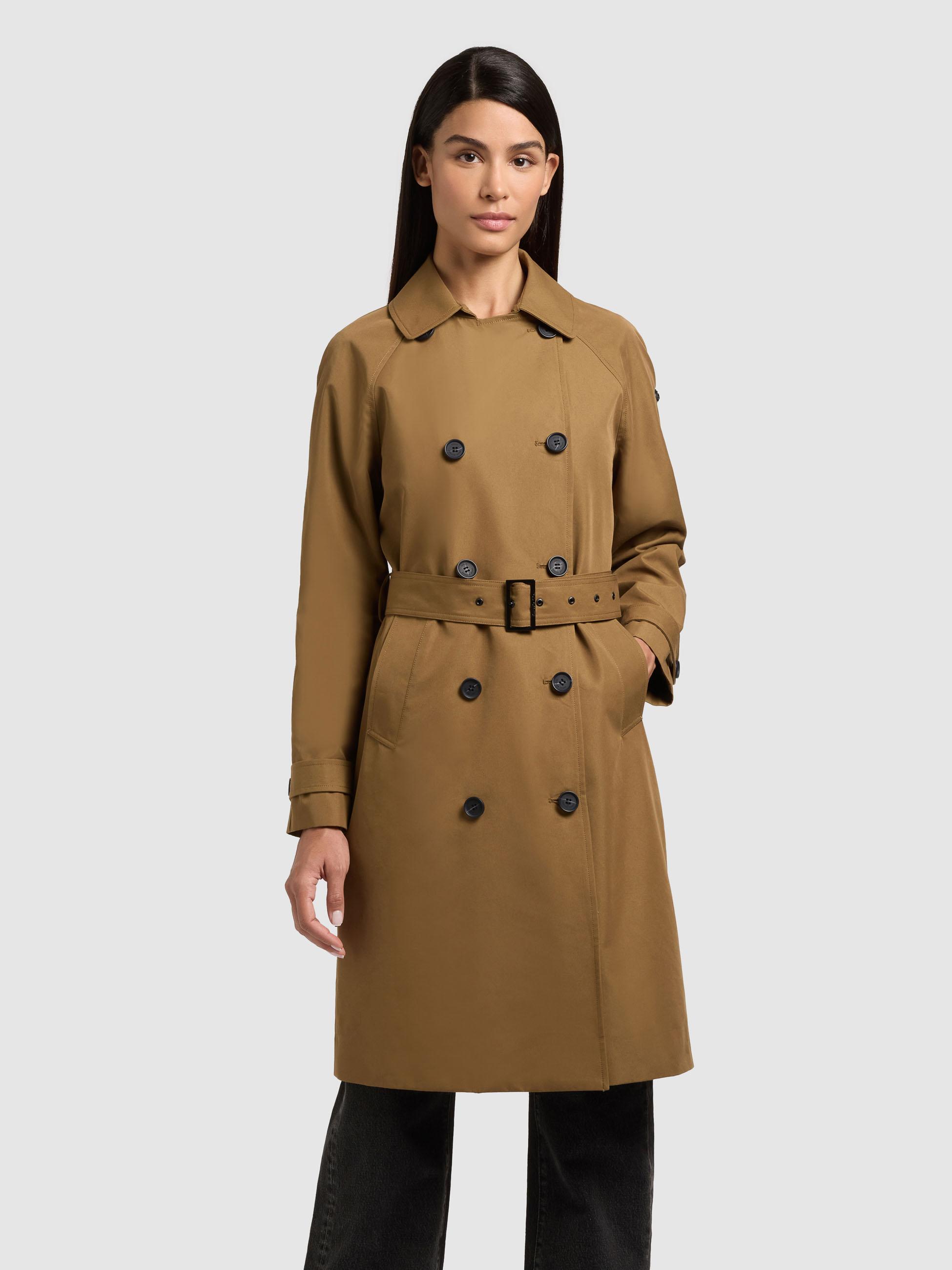 Klassischer Trenchcoat "Rula2" Canary Green