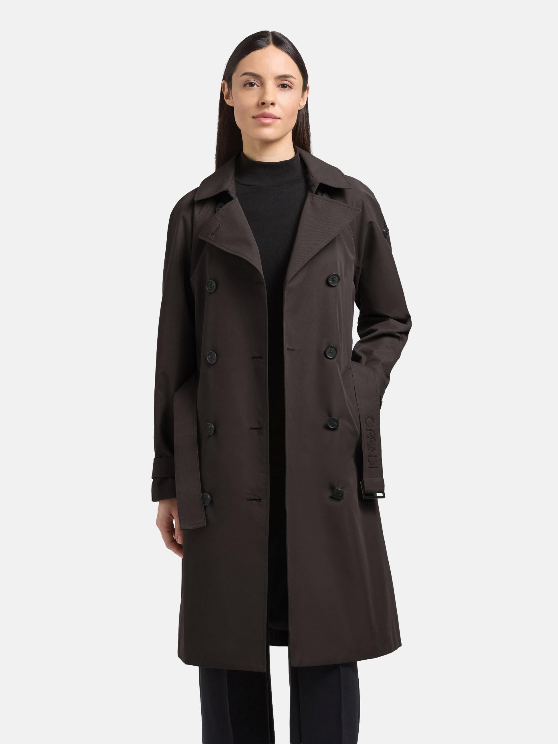Klassischer Trenchcoat "Rula2" Dark Grey