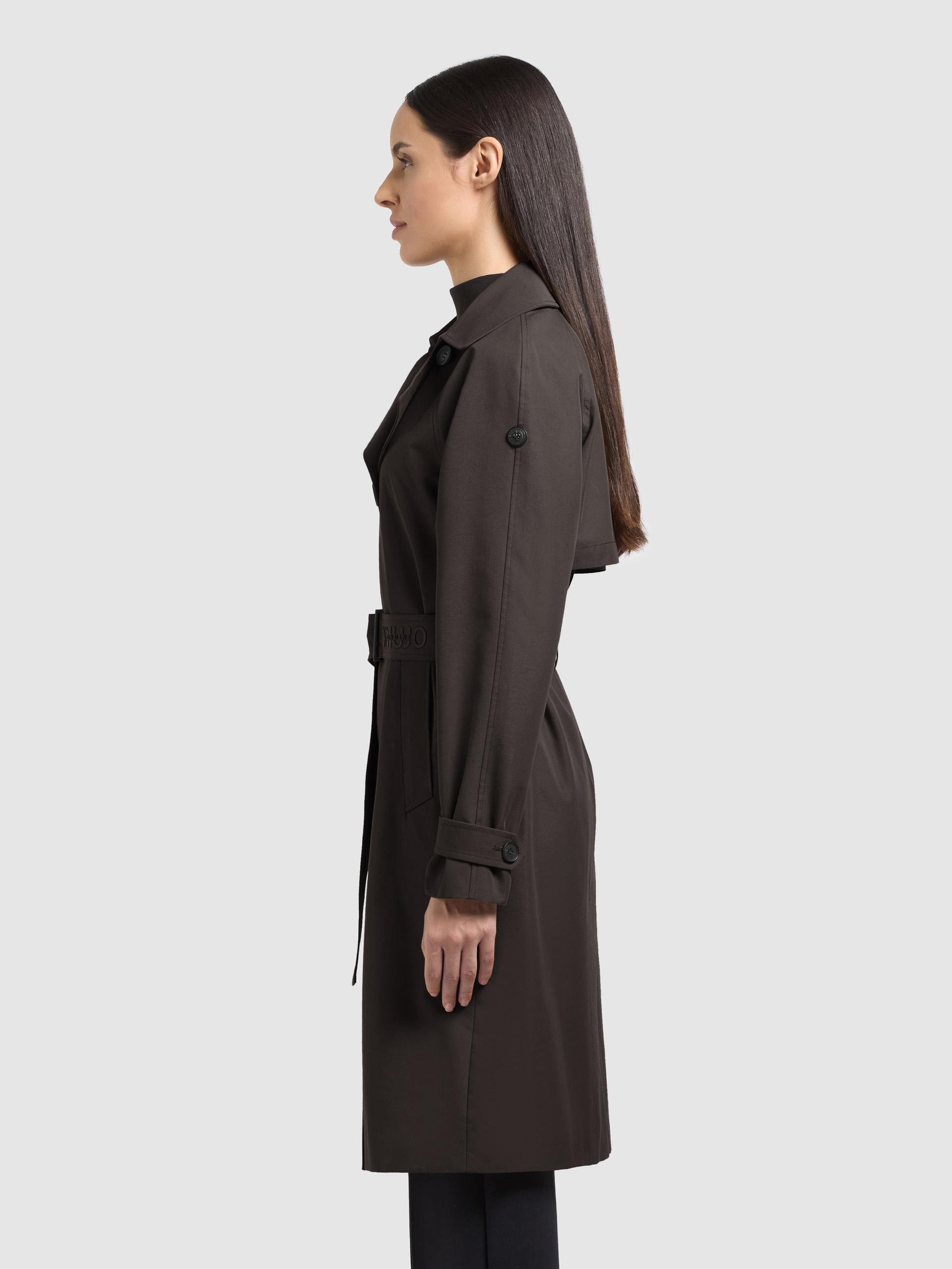 Klassischer Trenchcoat "Rula2" Dark Grey