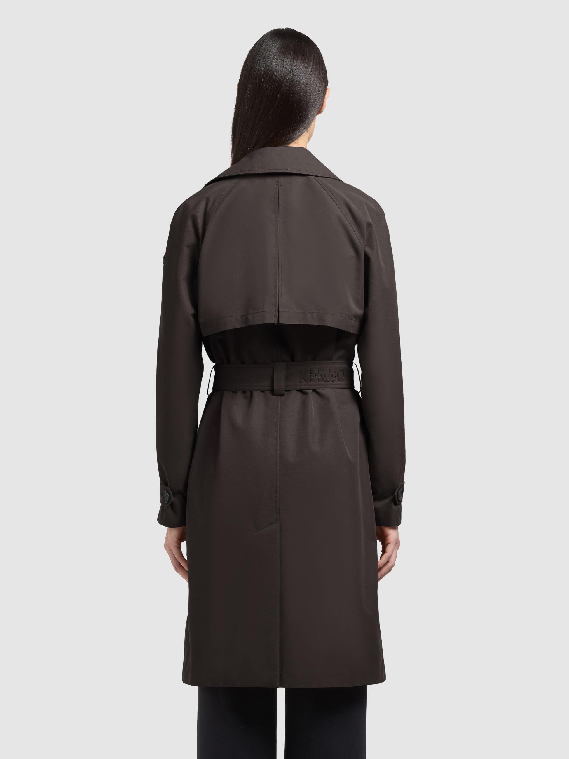 Klassischer Trenchcoat "Rula2" Dark Grey