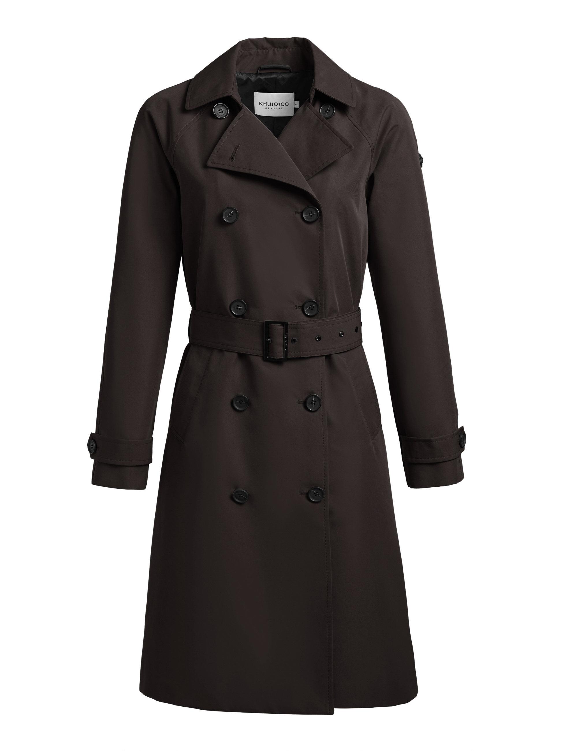 Klassischer Trenchcoat "Rula2" Dark Grey