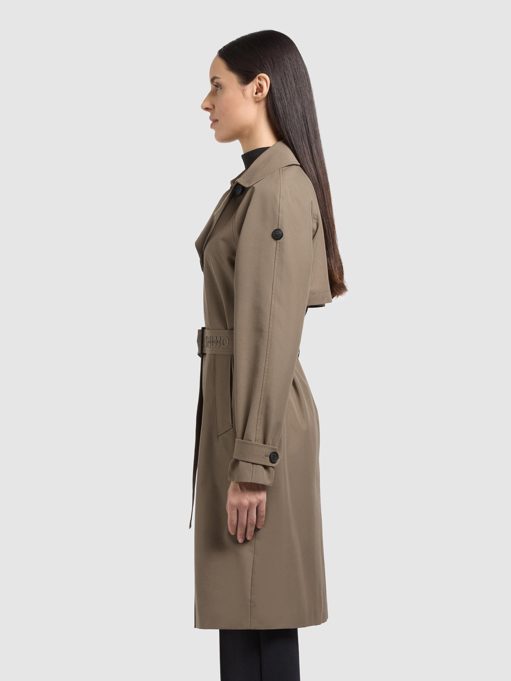 Klassischer Trenchcoat "Rula2" Latte Brown