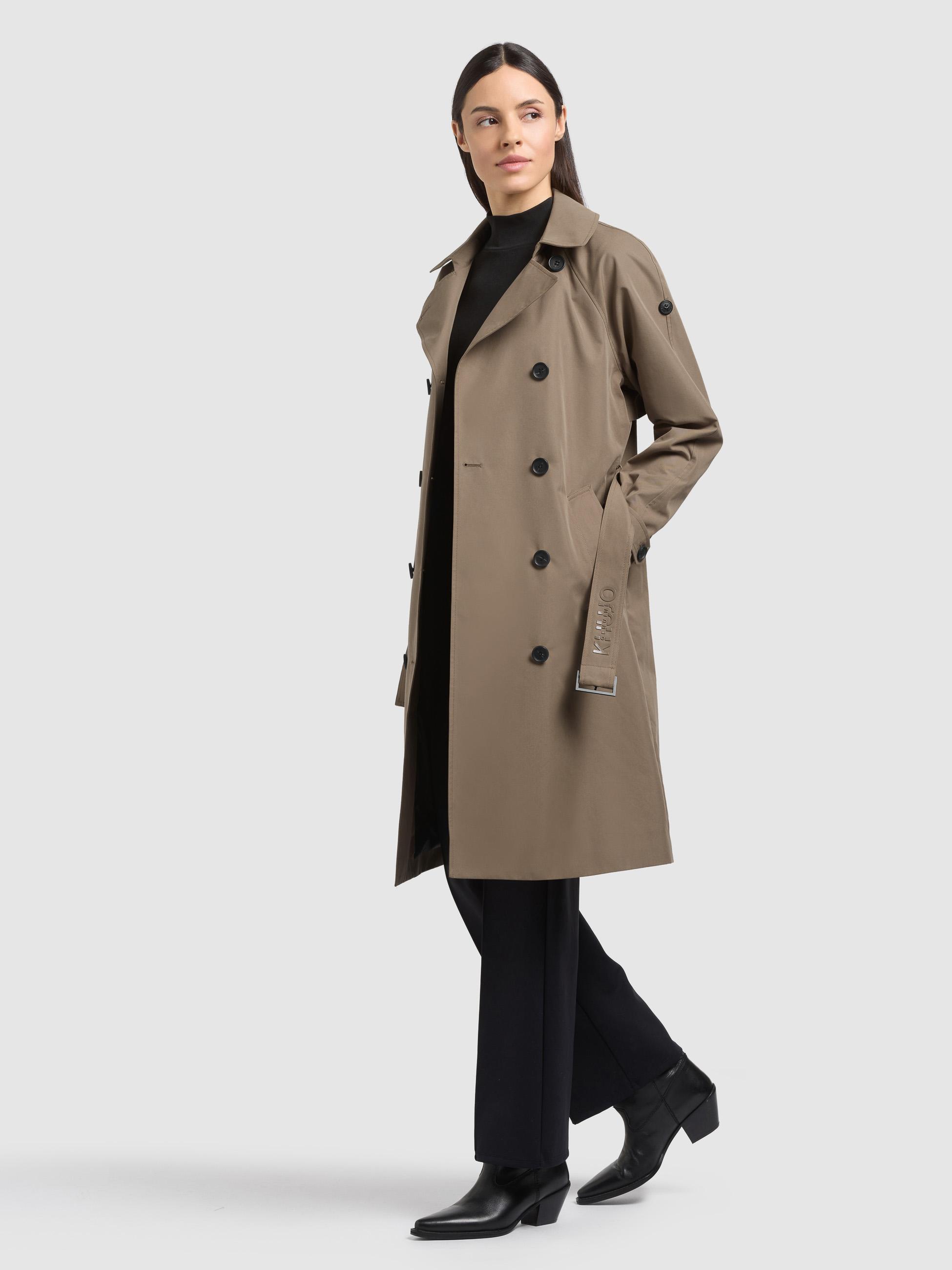Klassischer Trenchcoat "Rula2" Latte Brown