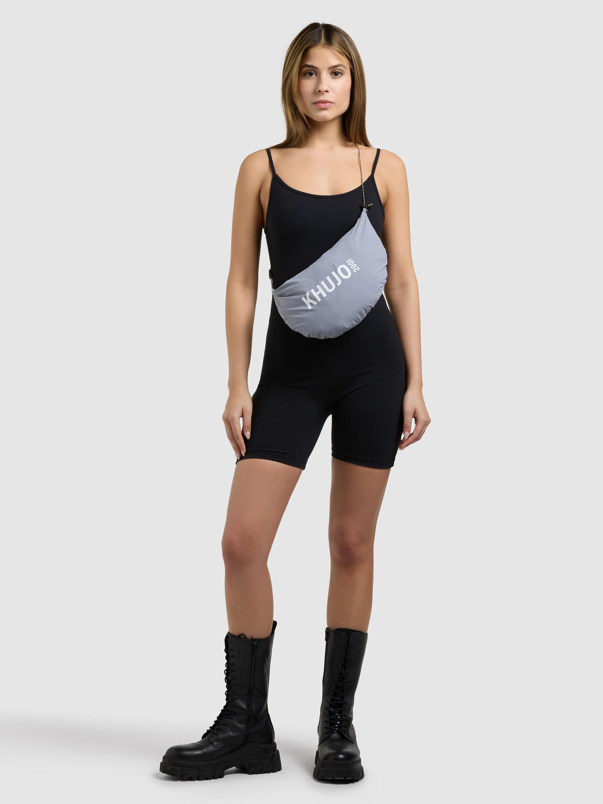 Packbare Übergangsjacke mit Umhängetasche "Shelly2" Misty Blue