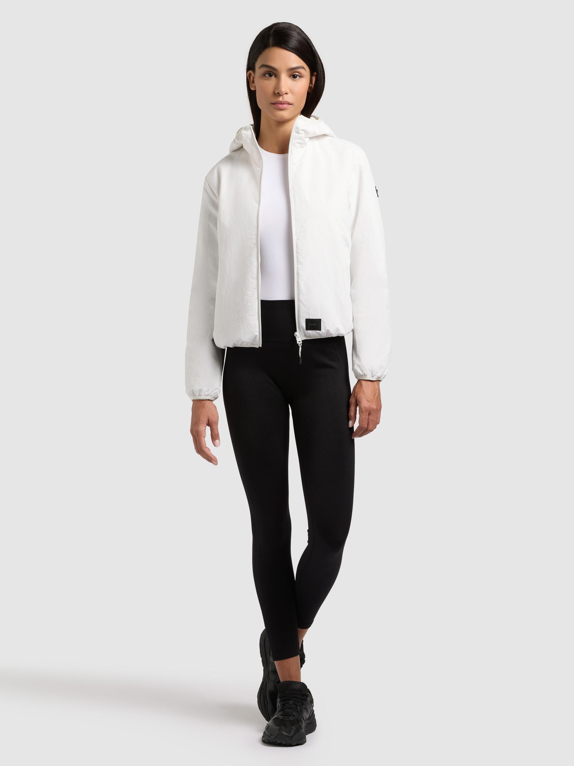 Packbare Übergangsjacke mit Umhängetasche "Shelly2" Offwhite