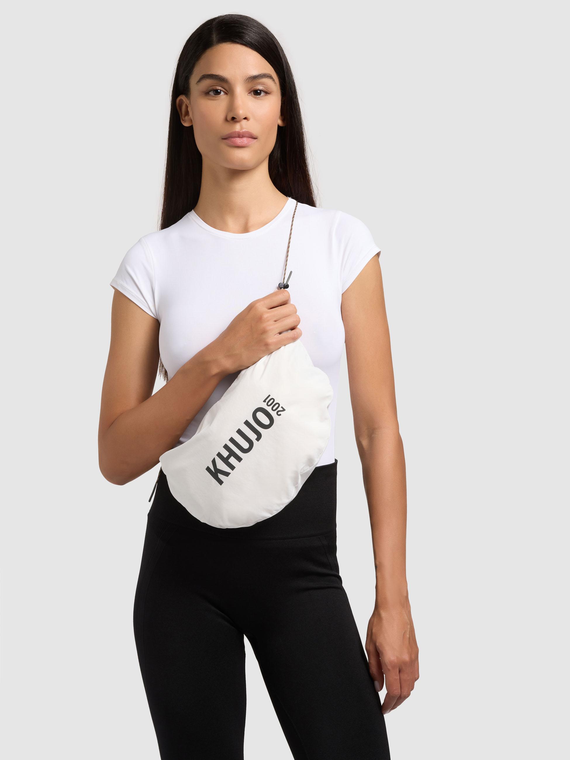 Packbare Übergangsjacke mit Umhängetasche "Shelly2" Offwhite