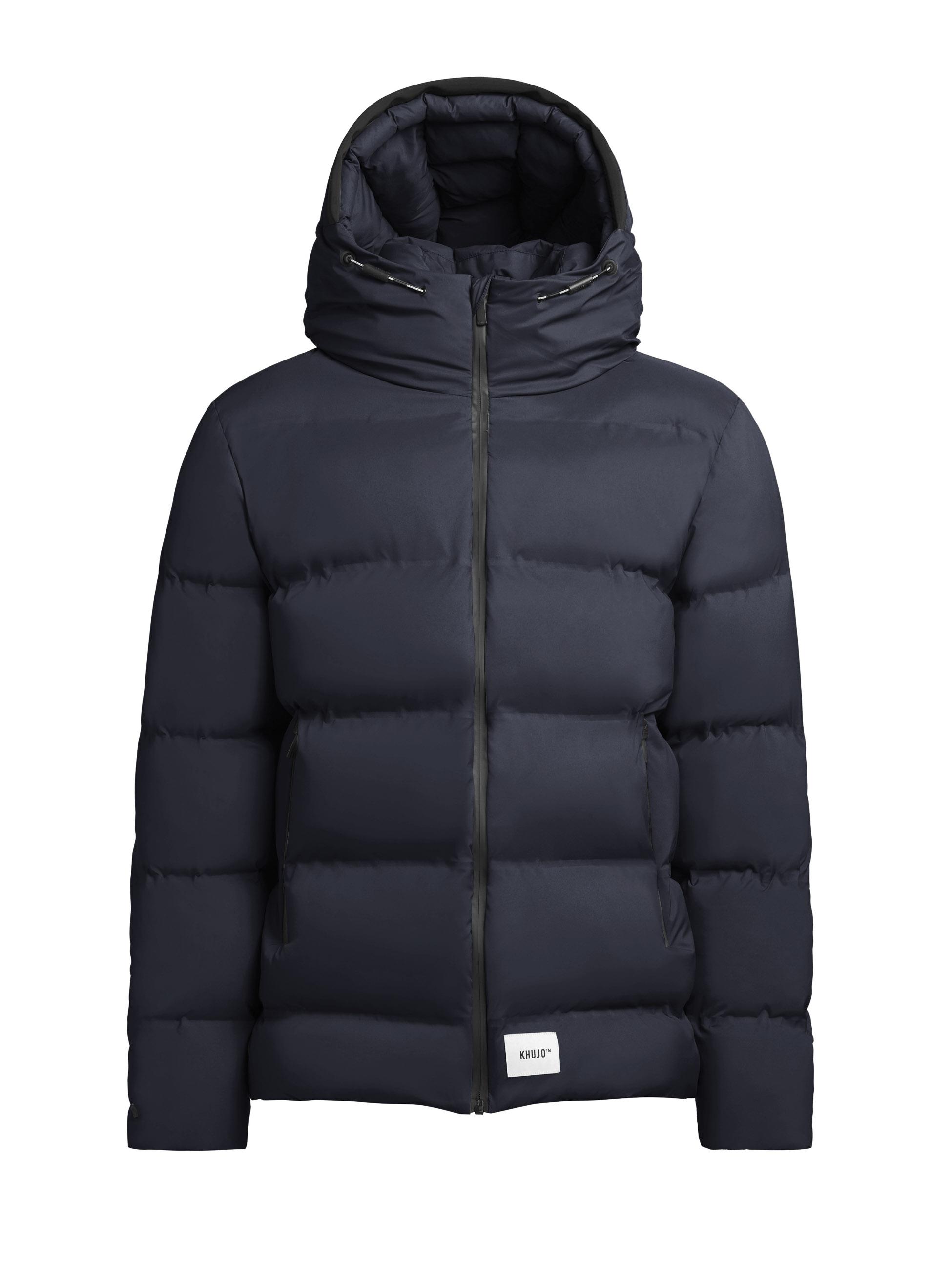 Warme Winter Steppjacke "Silas2-YM" Dark Navy