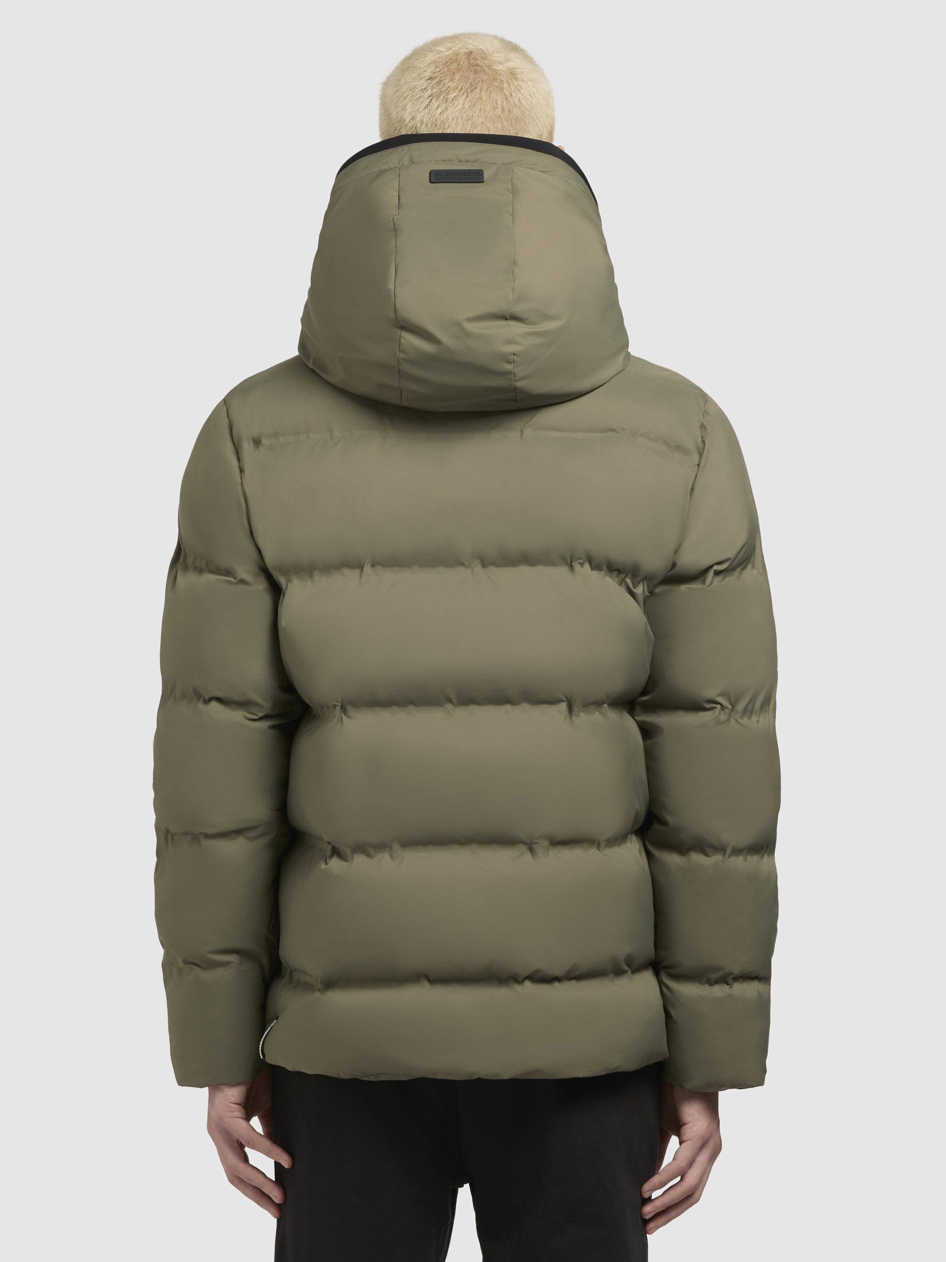 Warme Winter Steppjacke "Silas2-YM" Light Moss Green