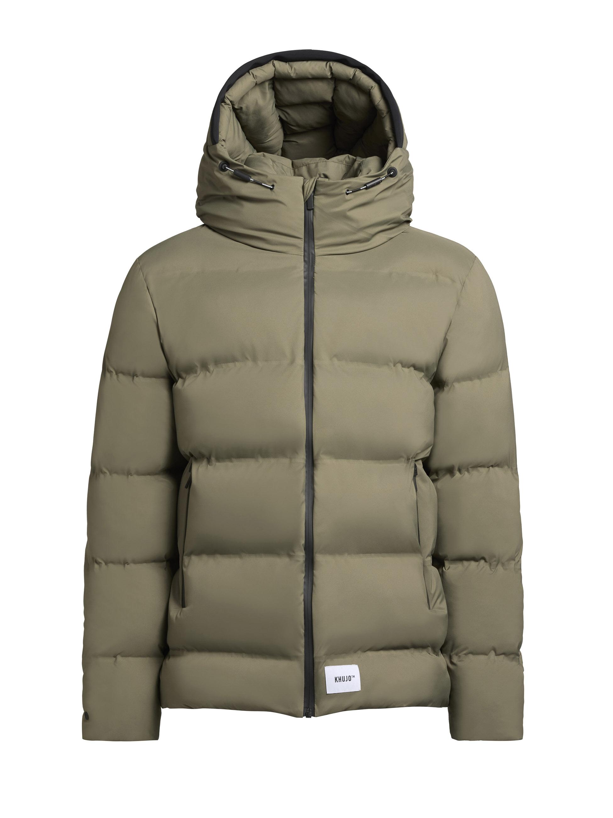 Warme Winter Steppjacke "Silas2-YM" Light Moss Green