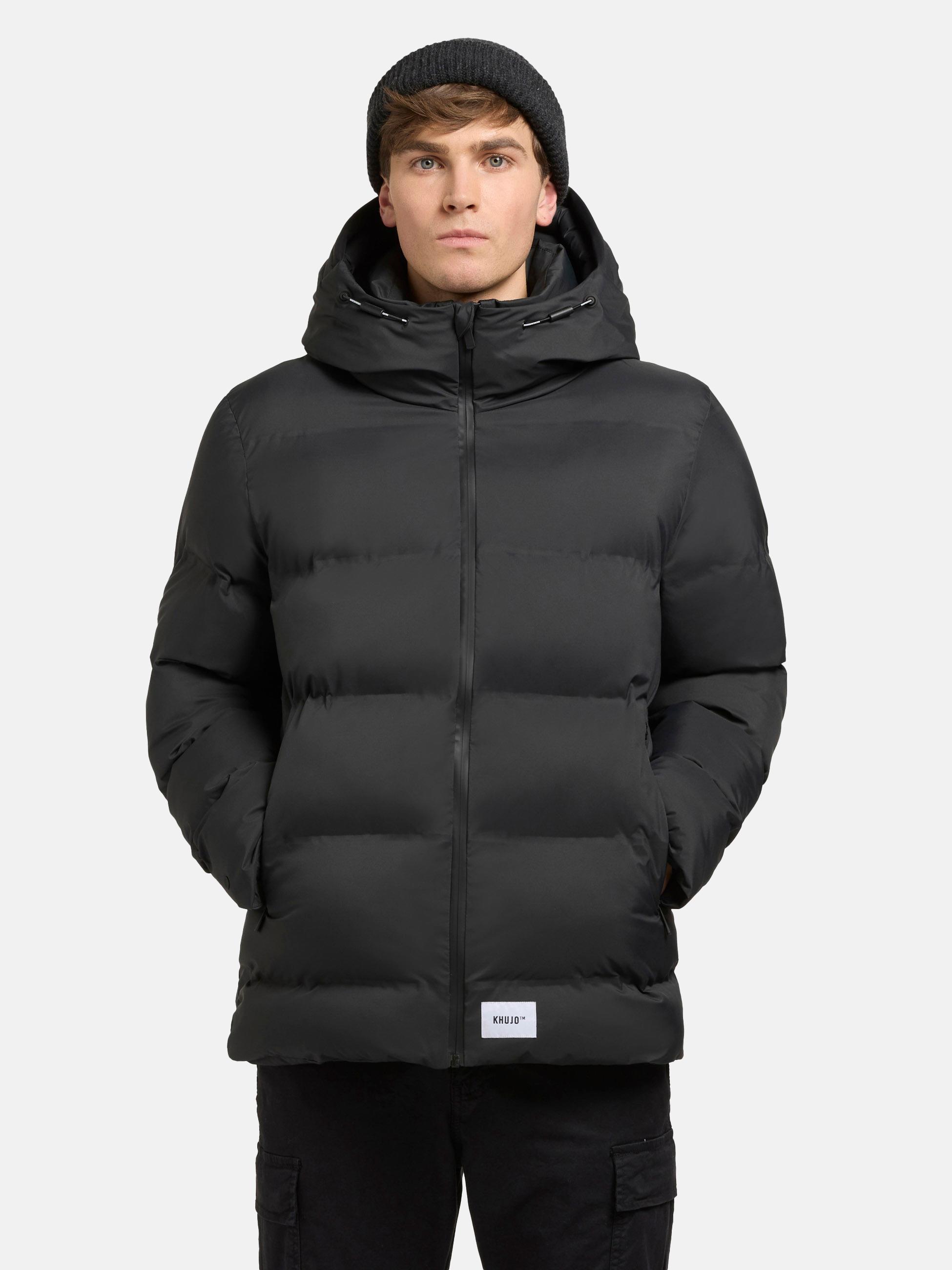 Warme Winter Steppjacke "Silas2-YM" Space Grey